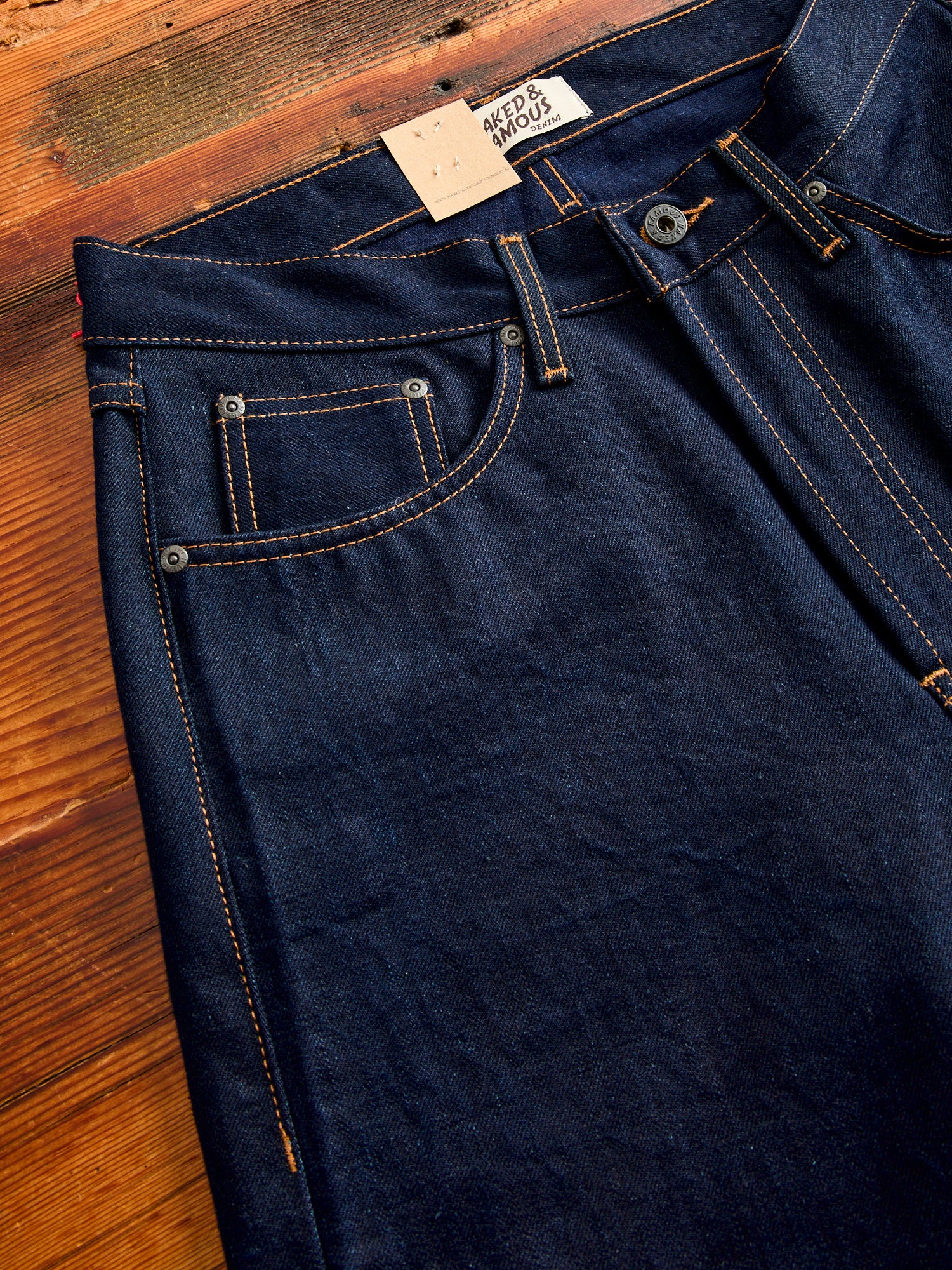 "Deep Sea Selvedge" 12.5oz Double Indigo Selvedge Denim - Easy Guy Fit - Image 5