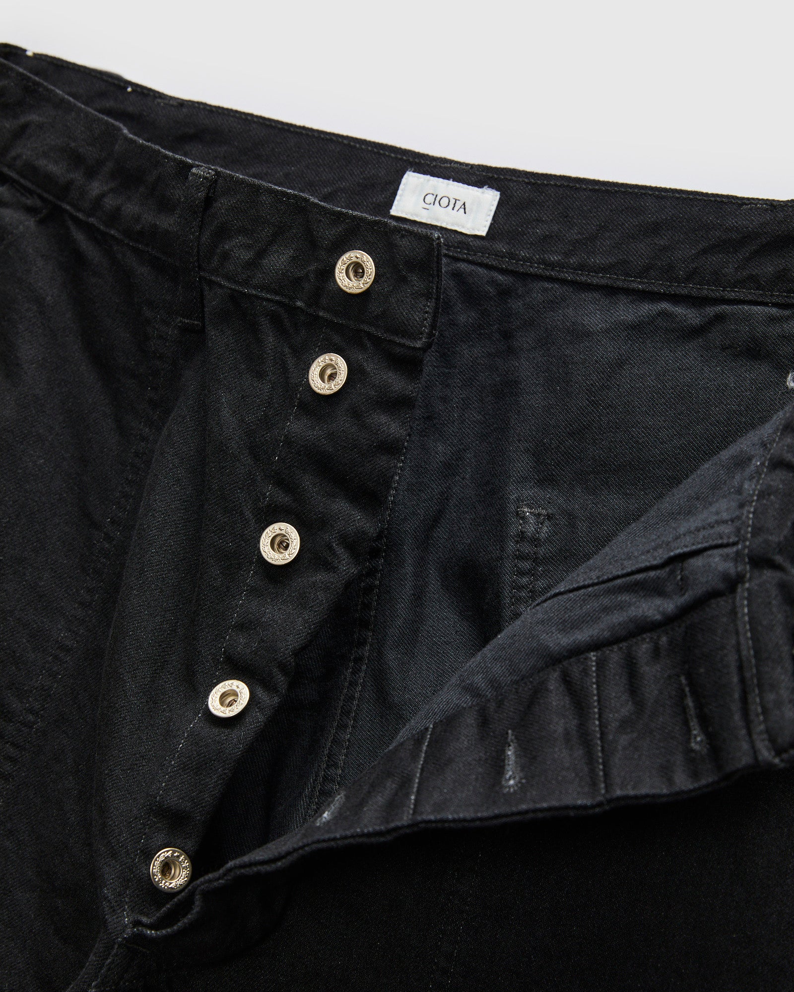 Denim Baker Pants in Rinse Black - Image 6