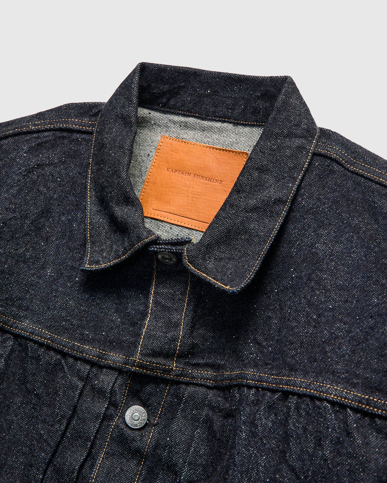Denim Tracker 1P Jacket in Indigo - Image 4