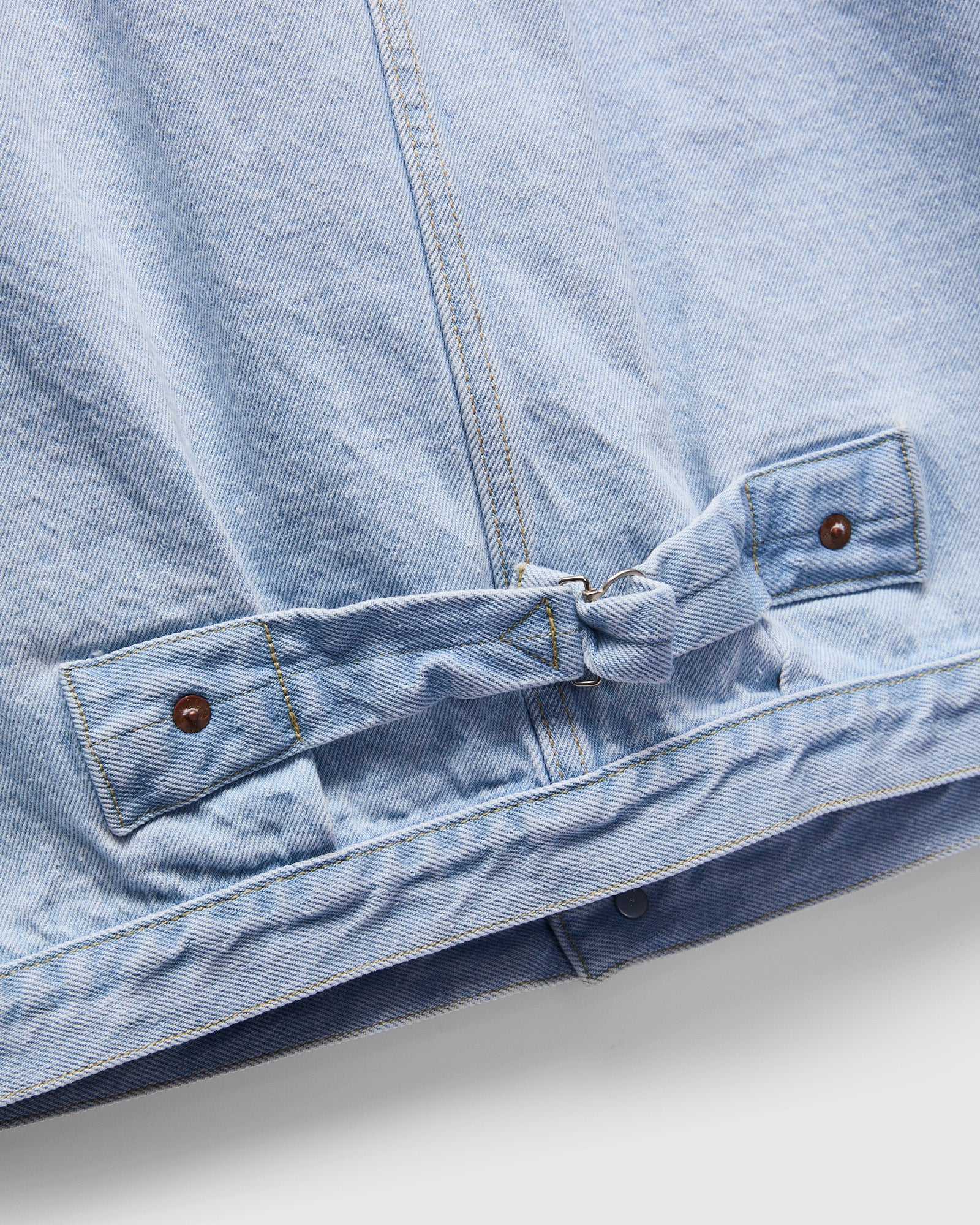 Denim Tracker 1P Jacket in Indigo Ice Wash - Image 10