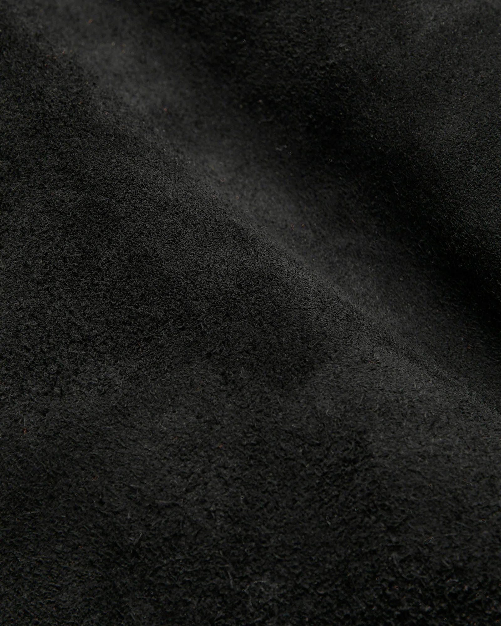 "Deviant" Horsehide Suede Jacket in Black - Image 11