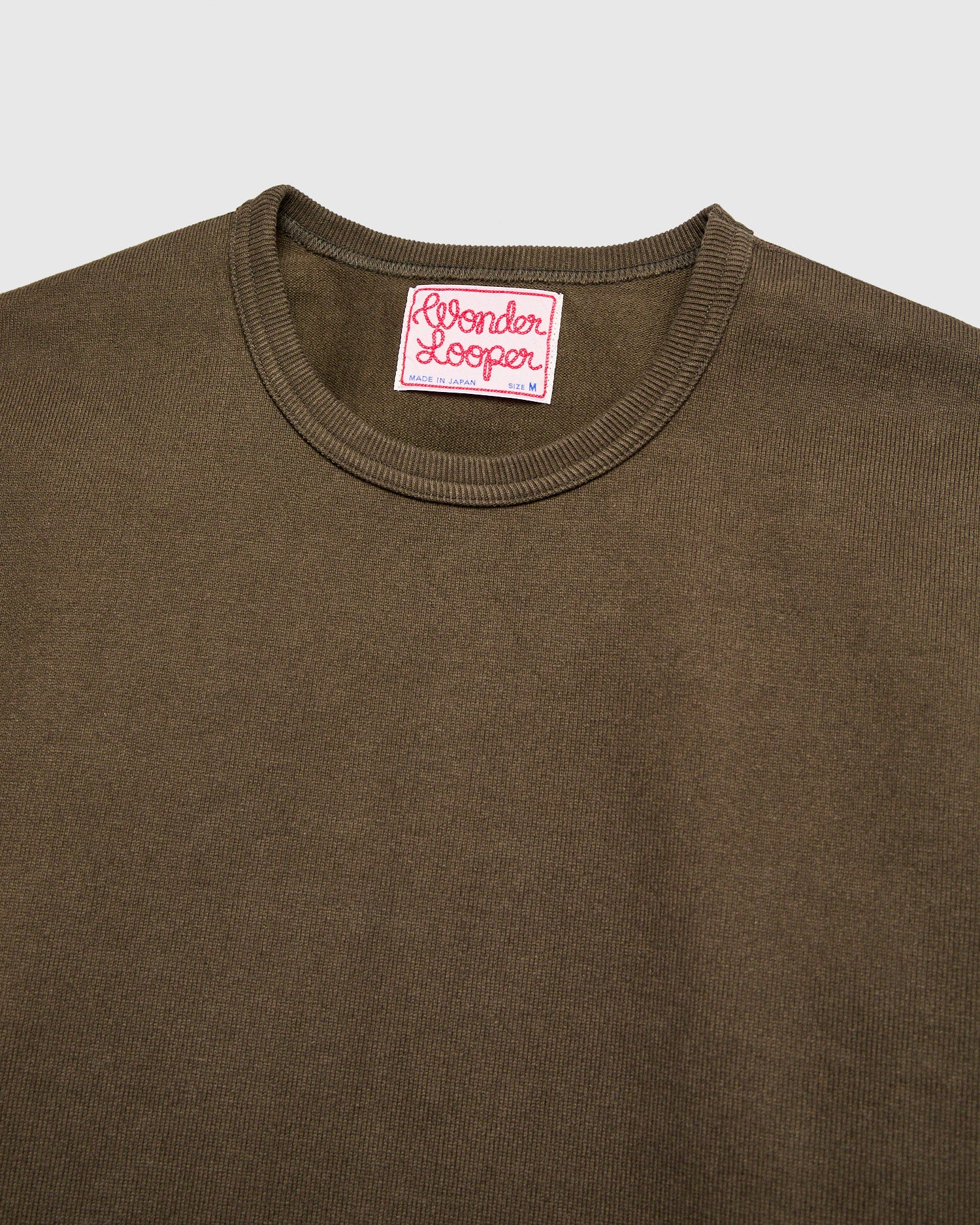 Double Heavyweight 12.1oz T-Shirt in Khaki - Image 3