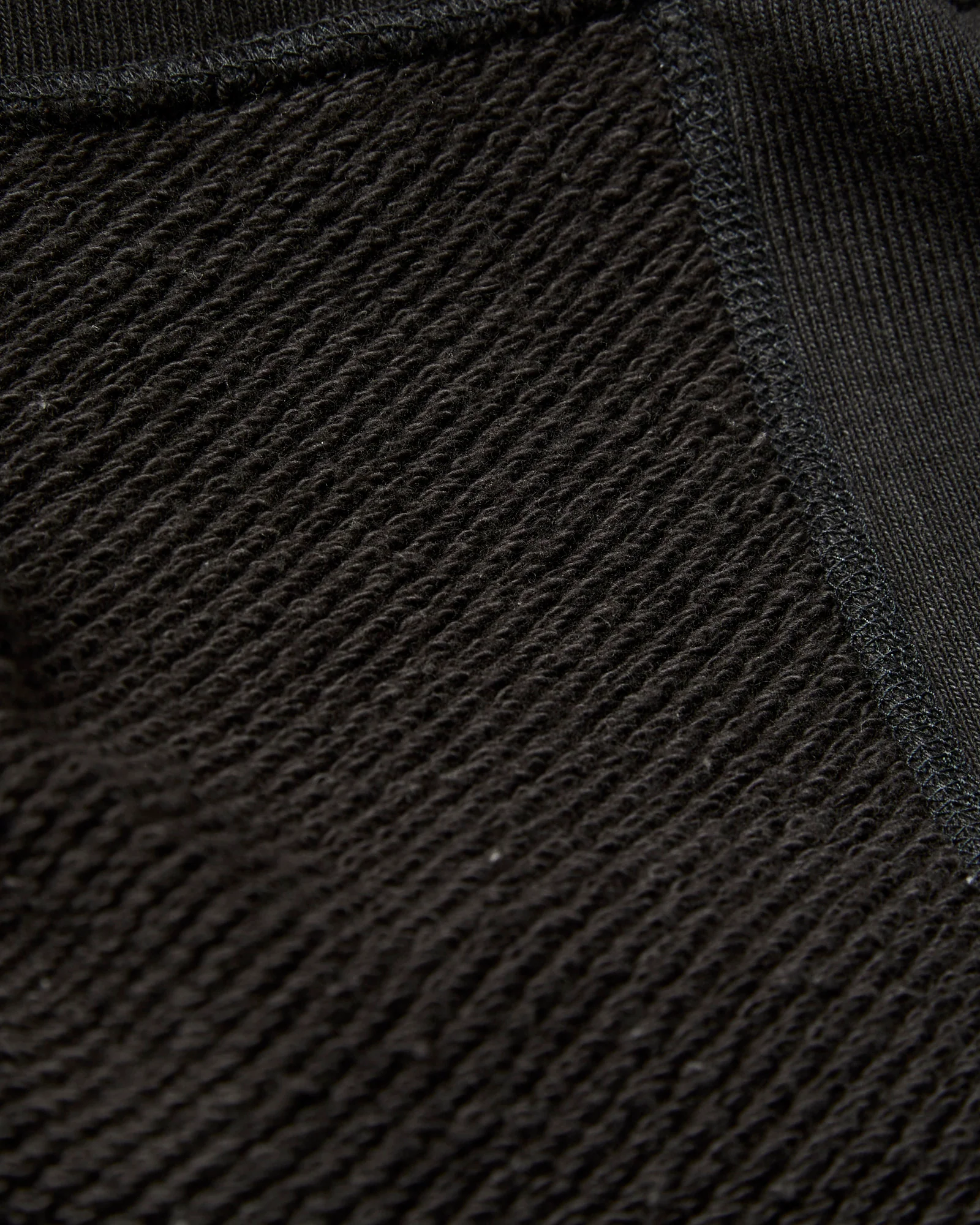 Double Heavyweight French Terry 25.8oz Zip Hoodie in Sumi Black - Image 9