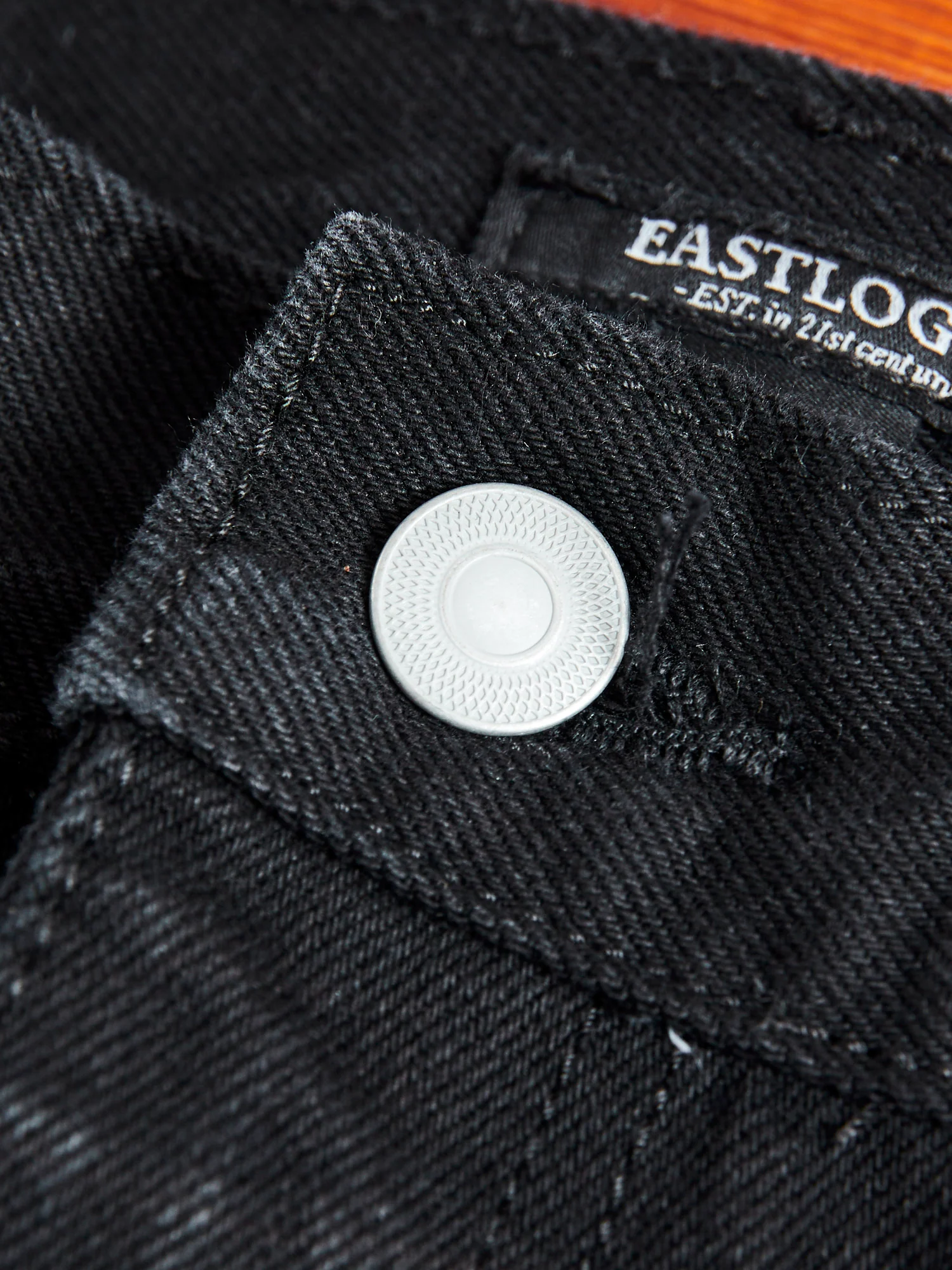 Double Knee Pants in Black Denim - Image 5