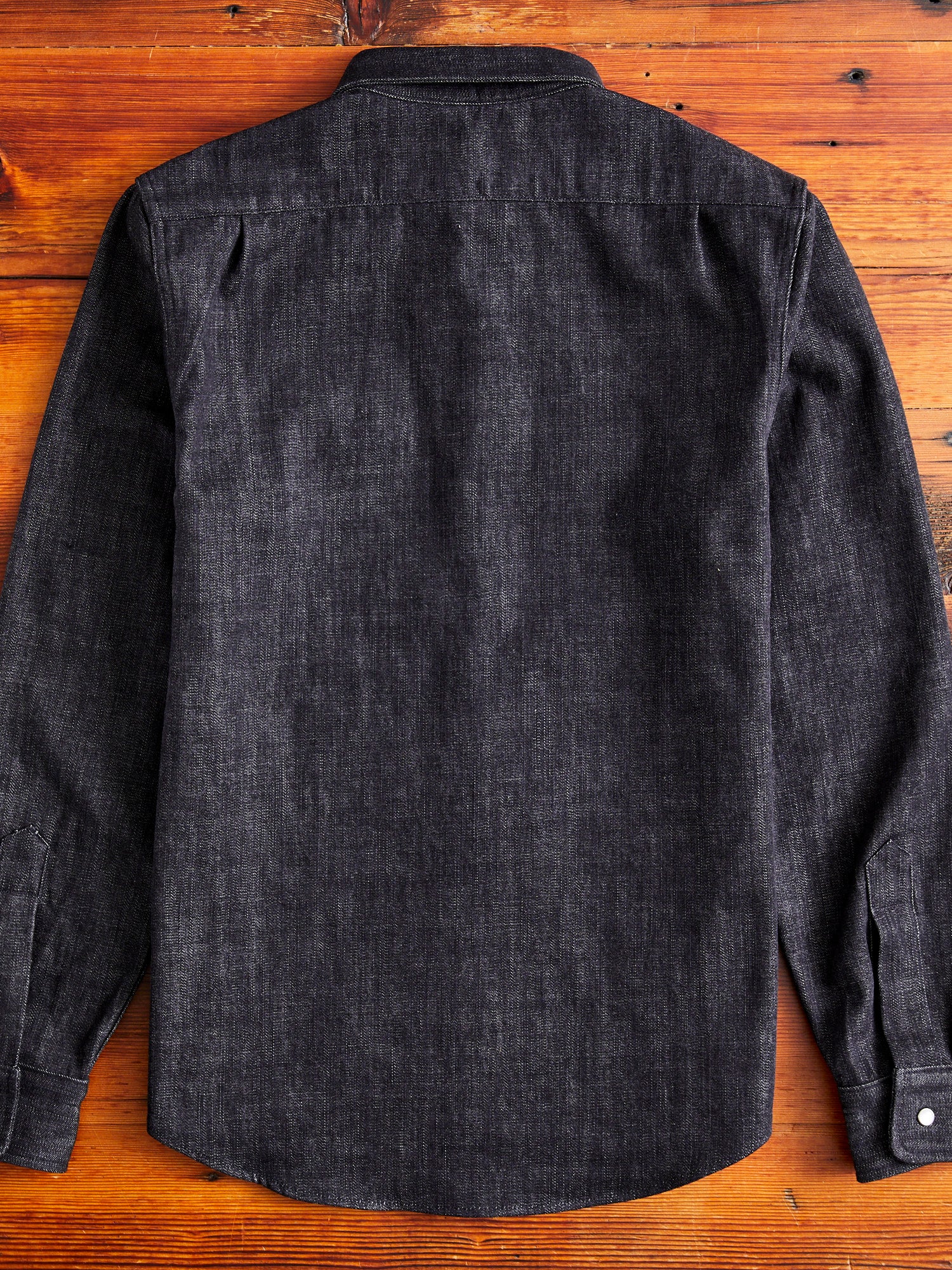 Drover Overshirt in Slate Denim - Image 8