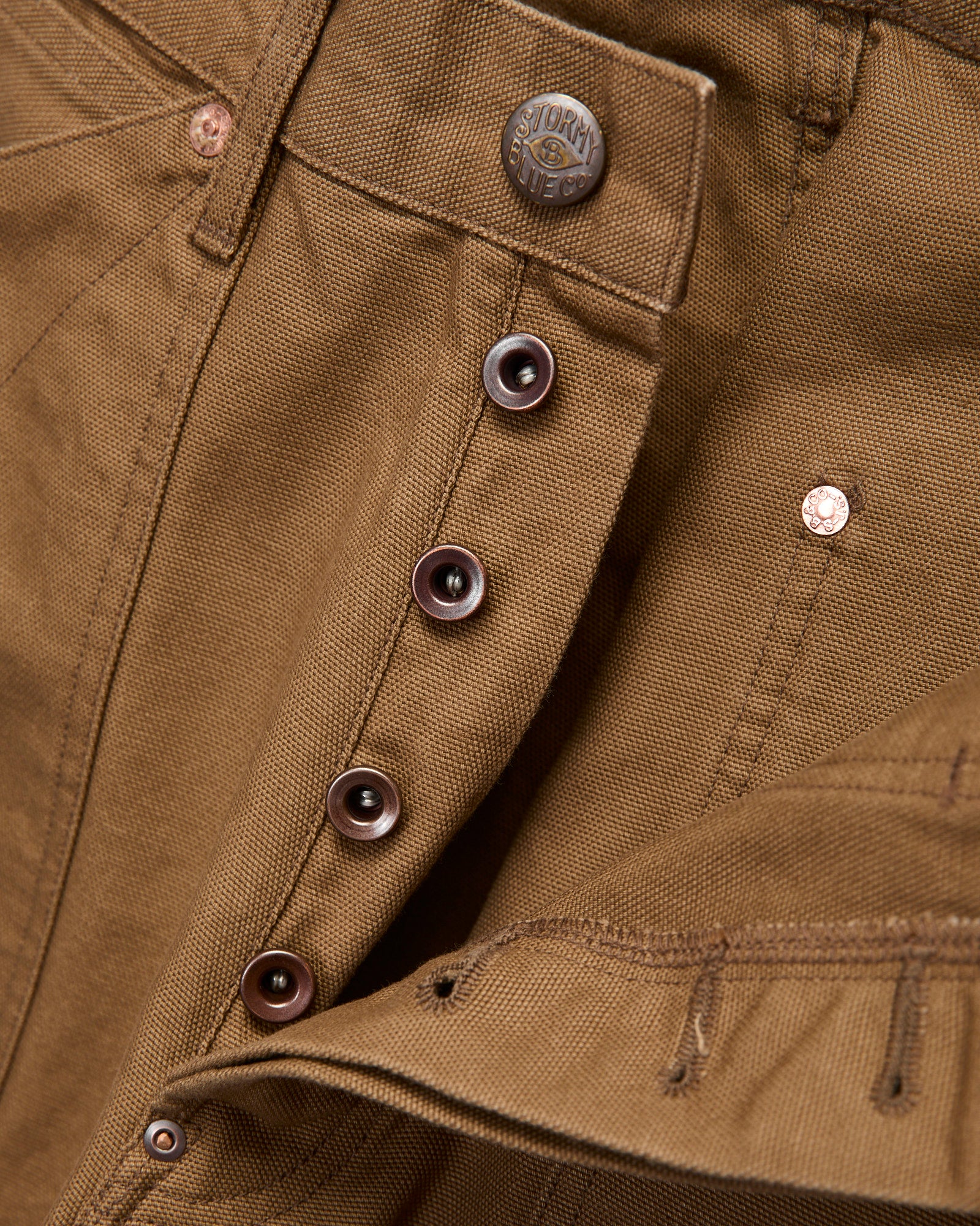 Duck Canvas Work Pants in Brown - Image 6