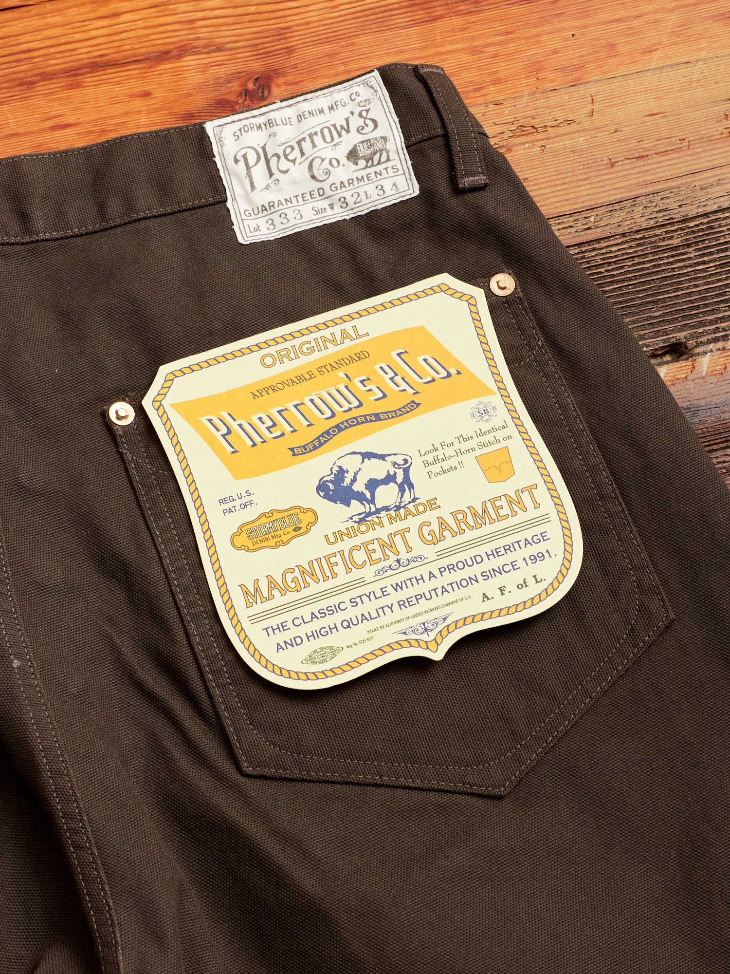 Duck Canvas Work Pants in Charcoal Grey - Image 8
