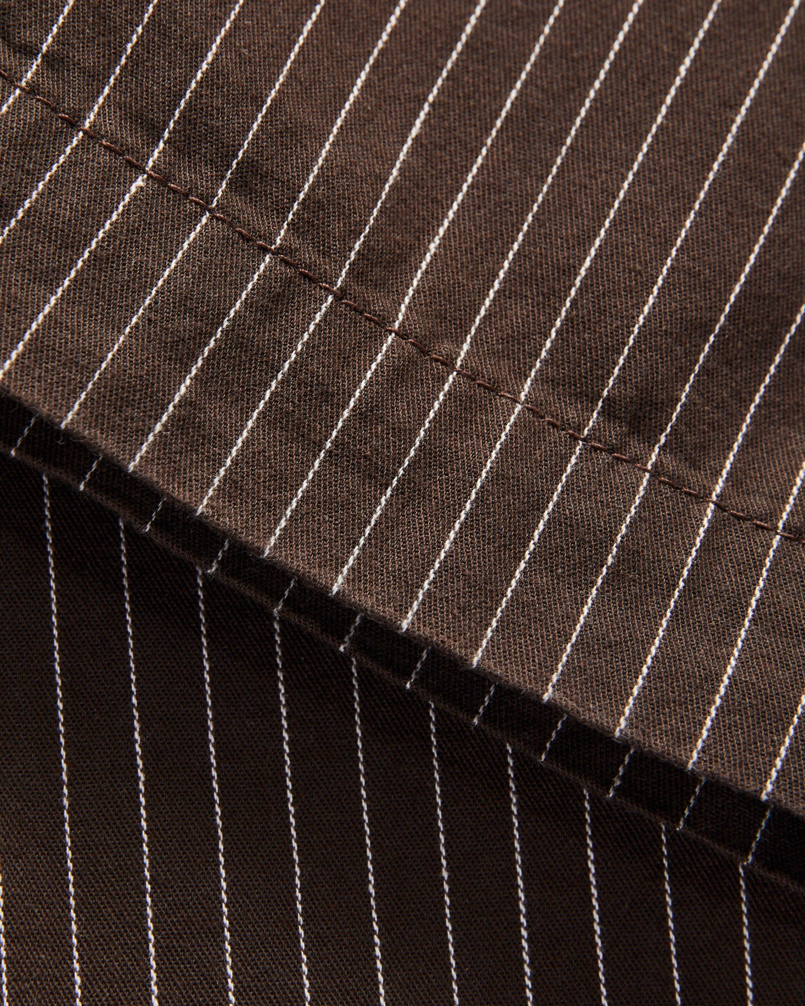 Duster Pant in Brown Stripe - Image 8