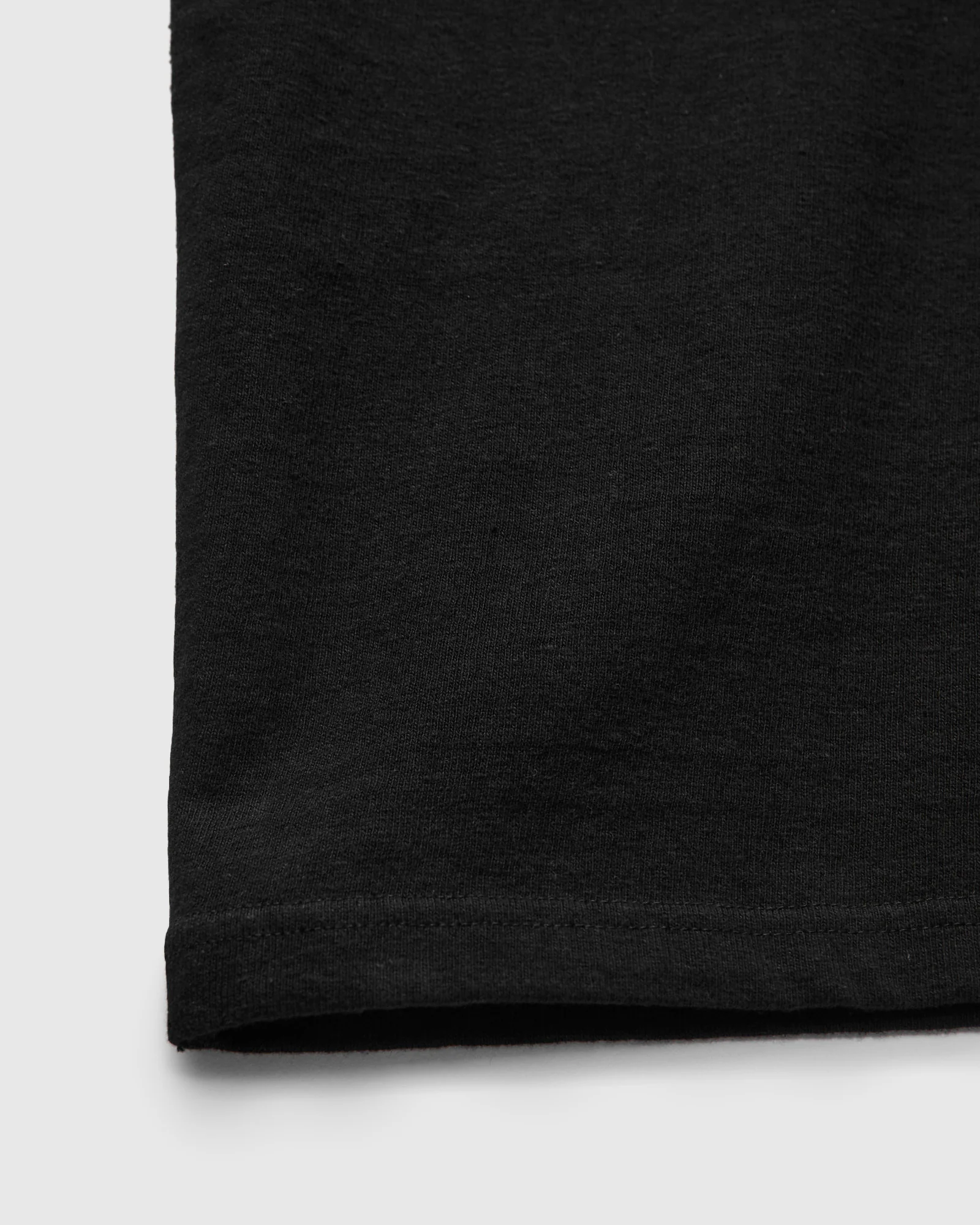 ELS Recycled Cotton Slub T-Shirt in Black - Image 6