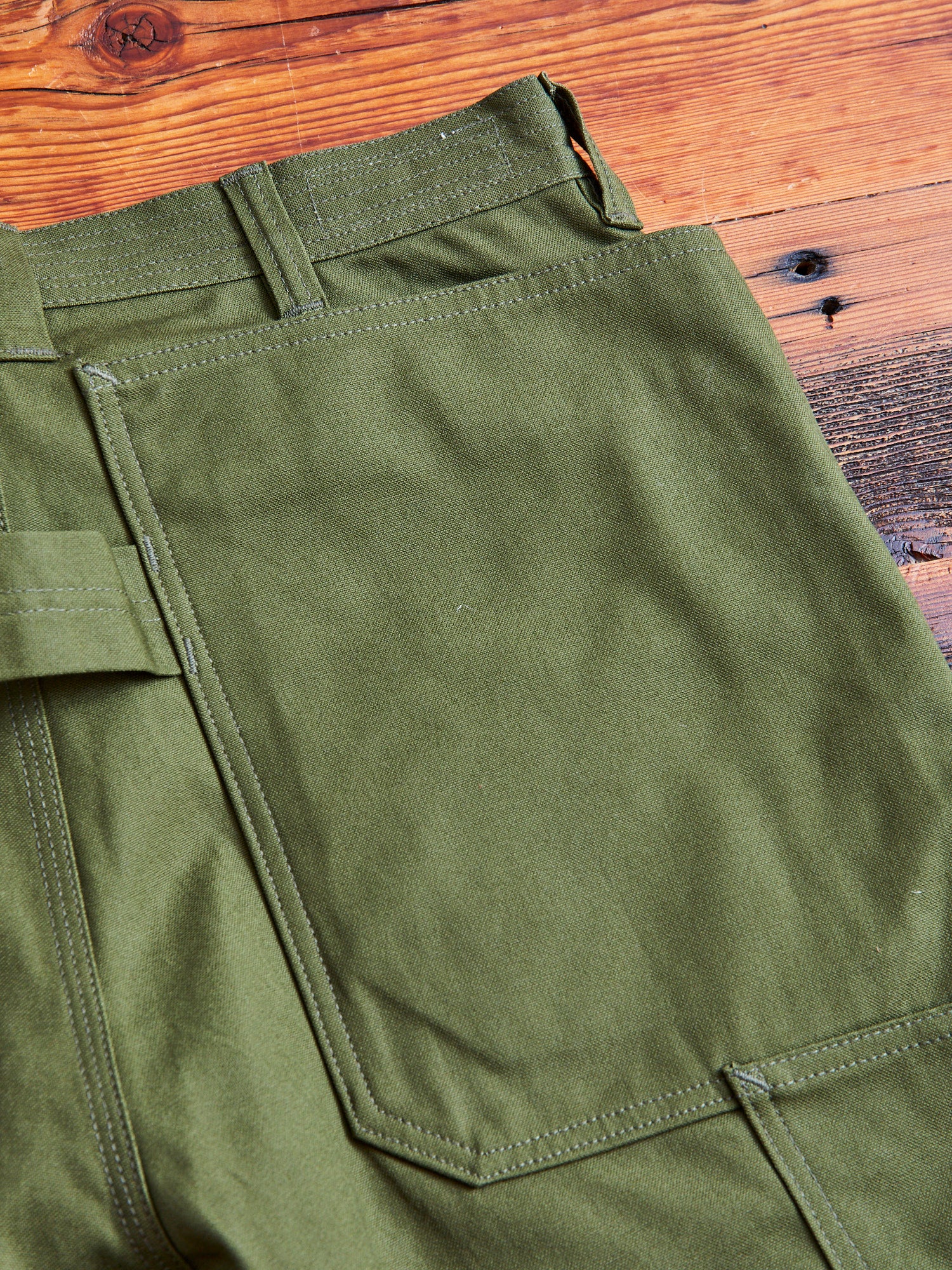Fall Leaf Tough Pants in Olive Duck Canvas - Image 12