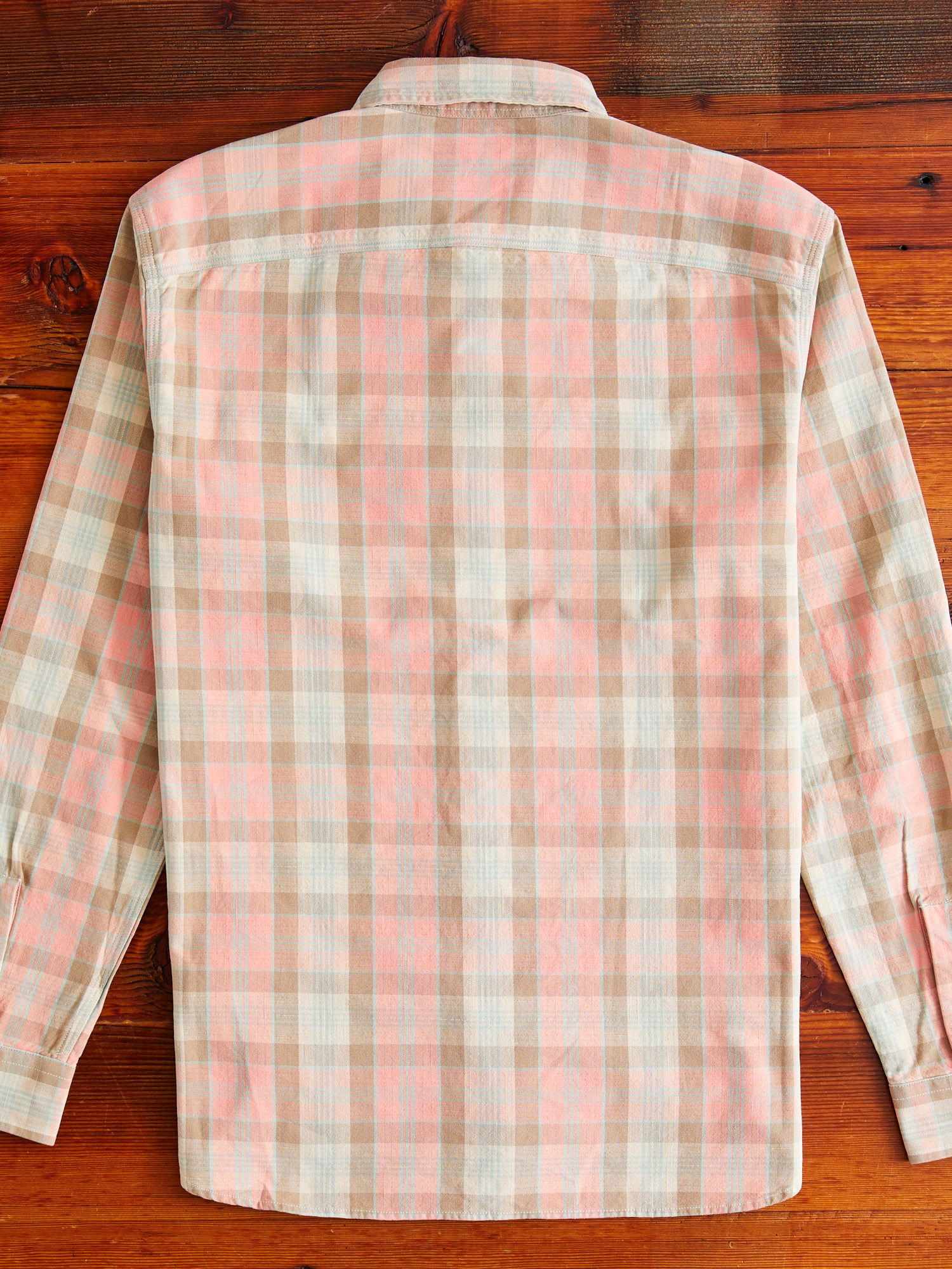 Farrell Plaid Workshirt in Pink Multi - Image 8
