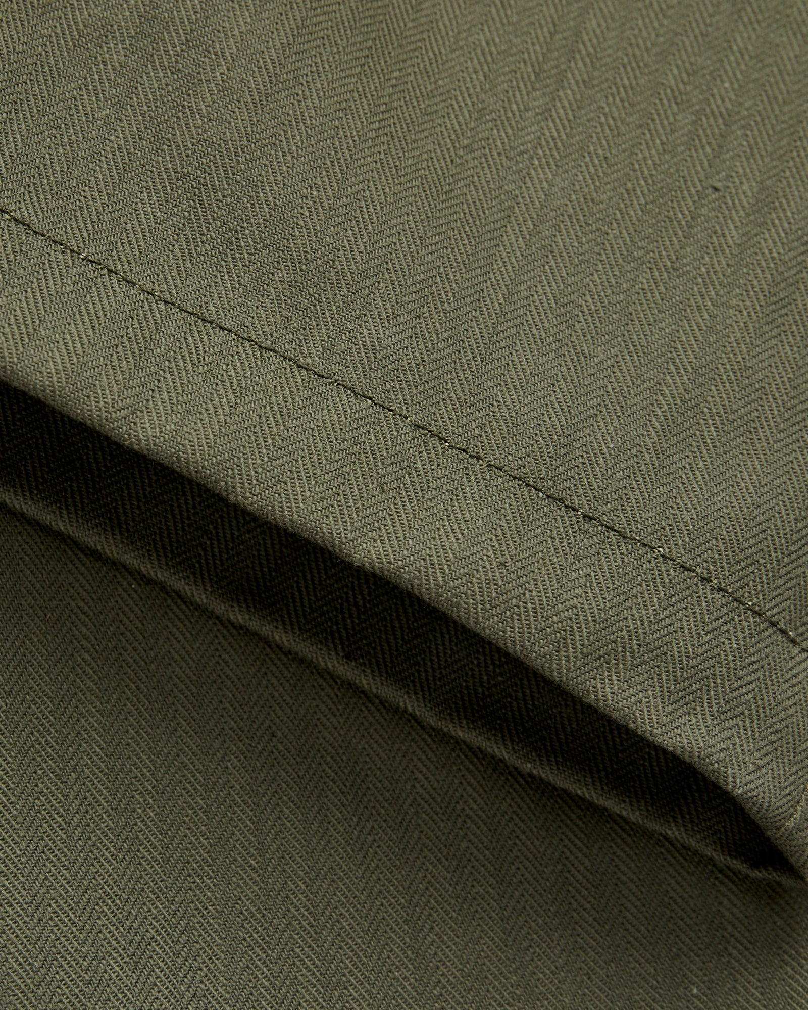 "Fatigue Pants" in 10oz Olive Herringbone - Image 7