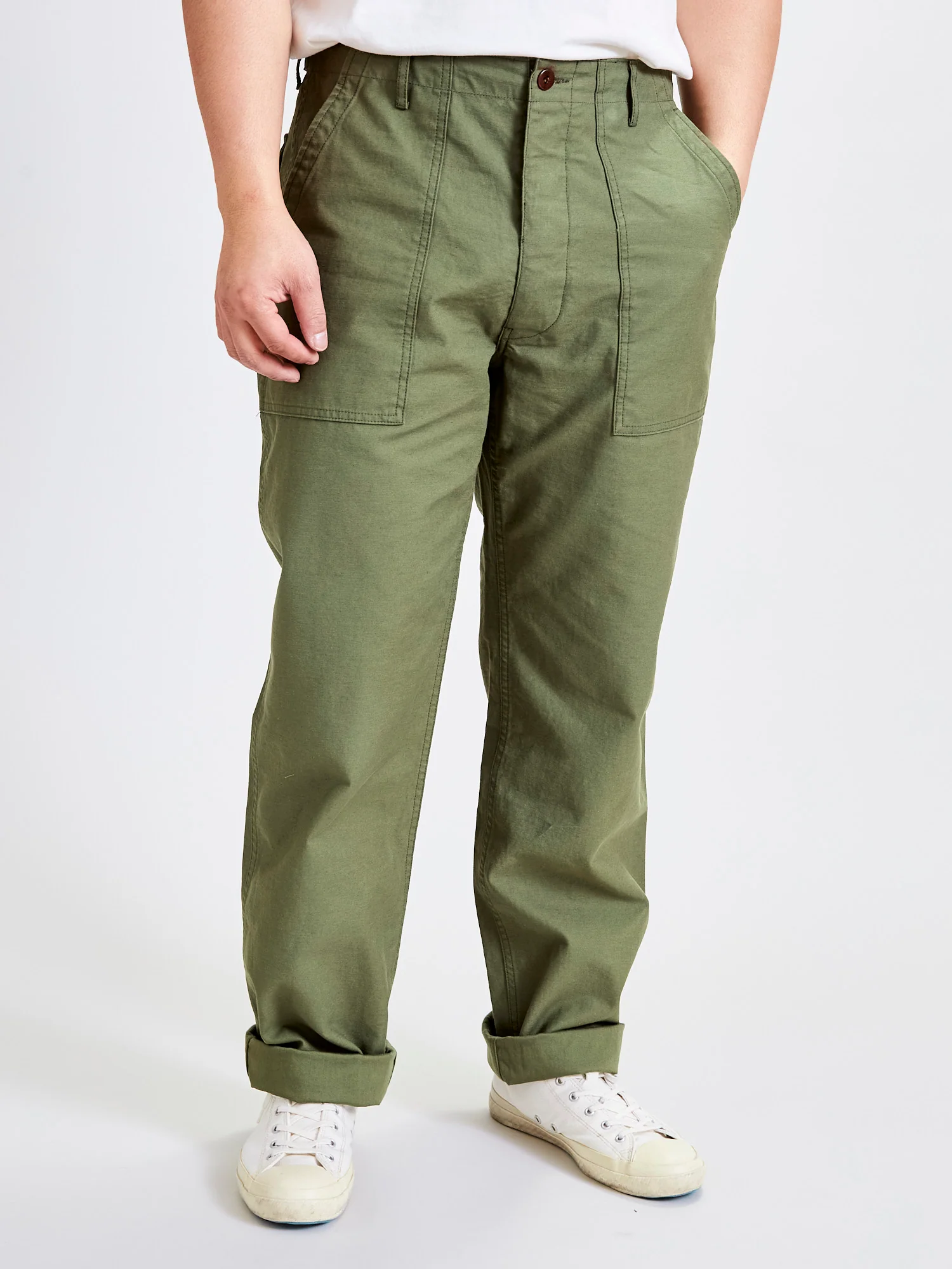 Fatigue Pants in Olive - Image 2