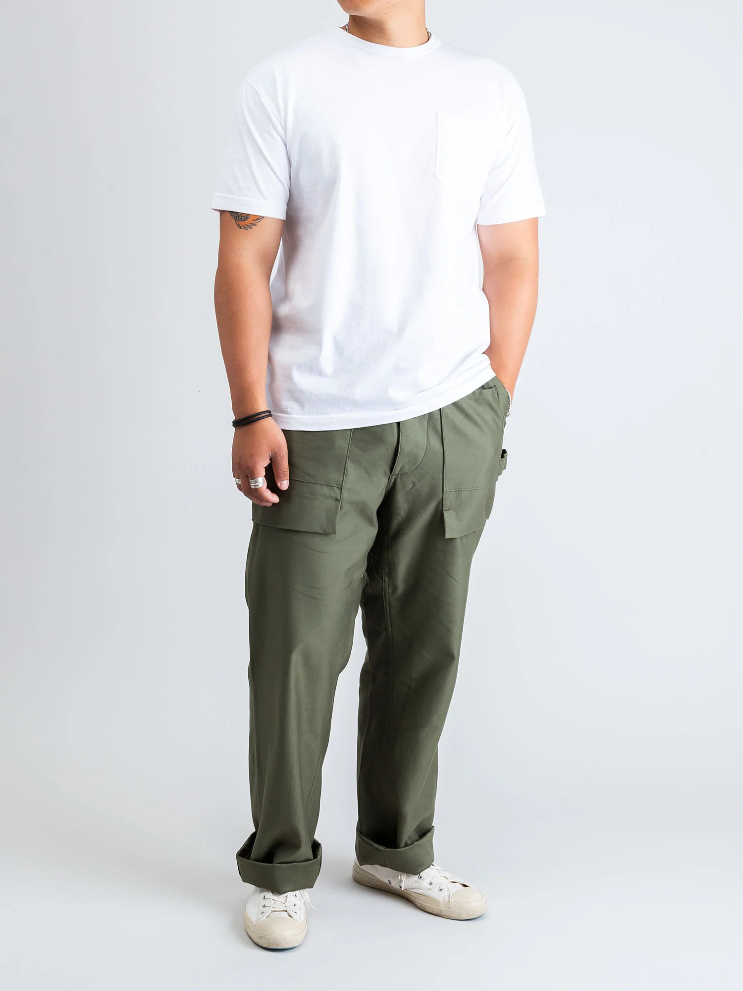Garden Tough Pants in Olive - Image 13