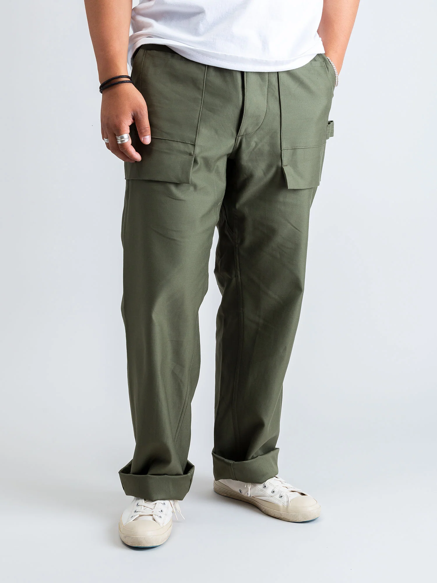 Garden Tough Pants in Olive - Image 2