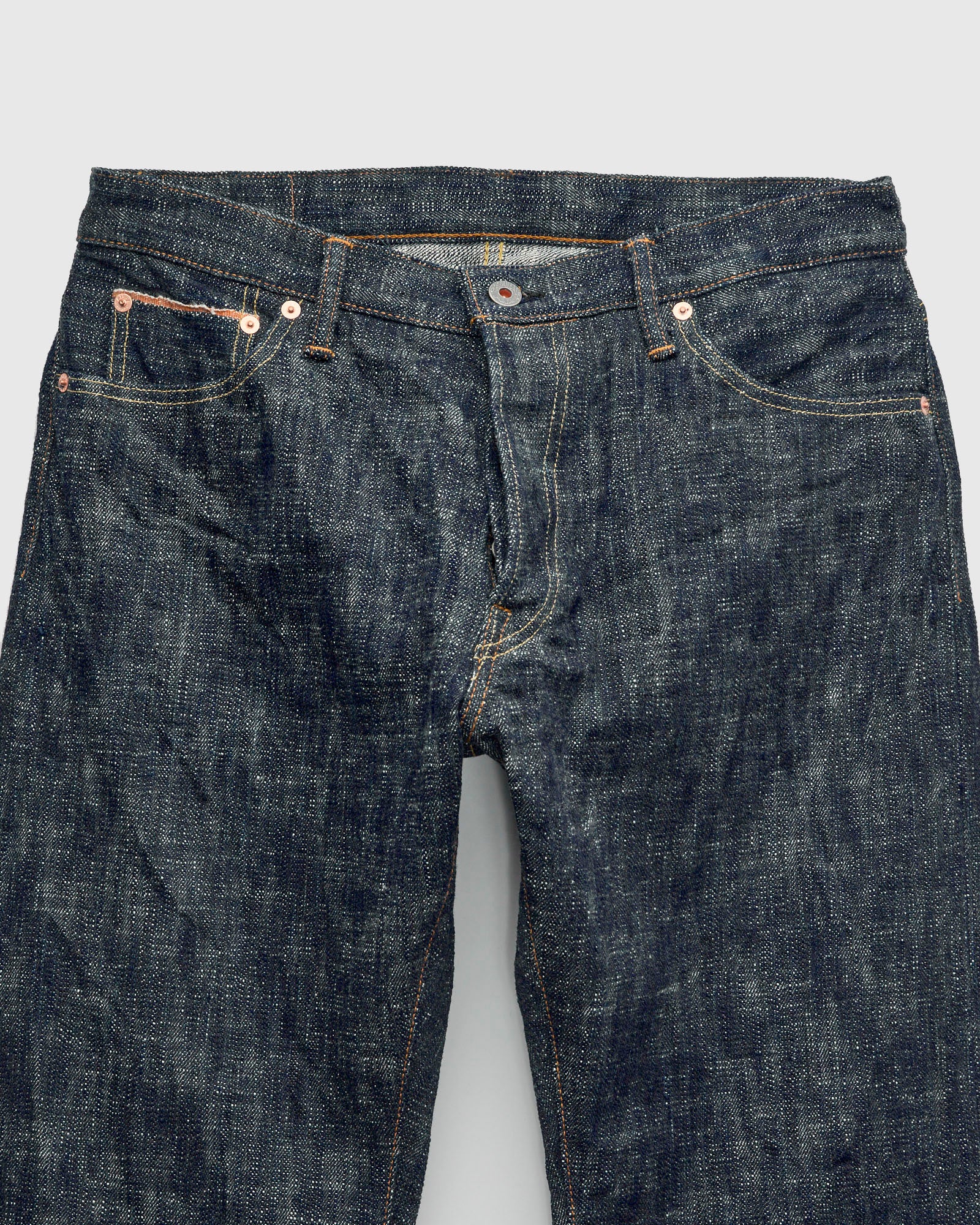 "Green Indigo Skein Dyeing" 15oz Kasezome Selvedge Denim - Slim Straight Fit - Image 6