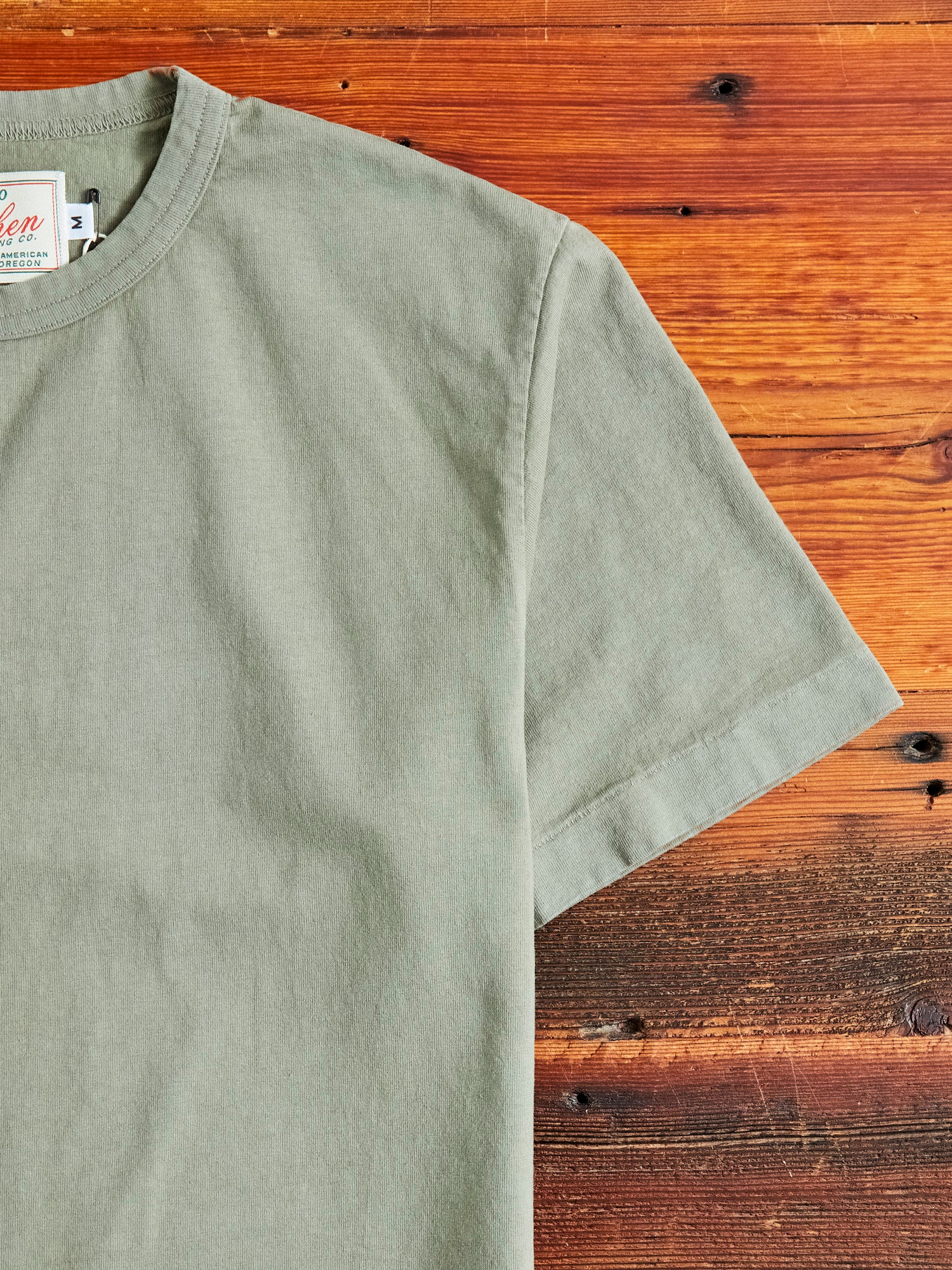 Heavy Duty Tee in Sage - Image 4