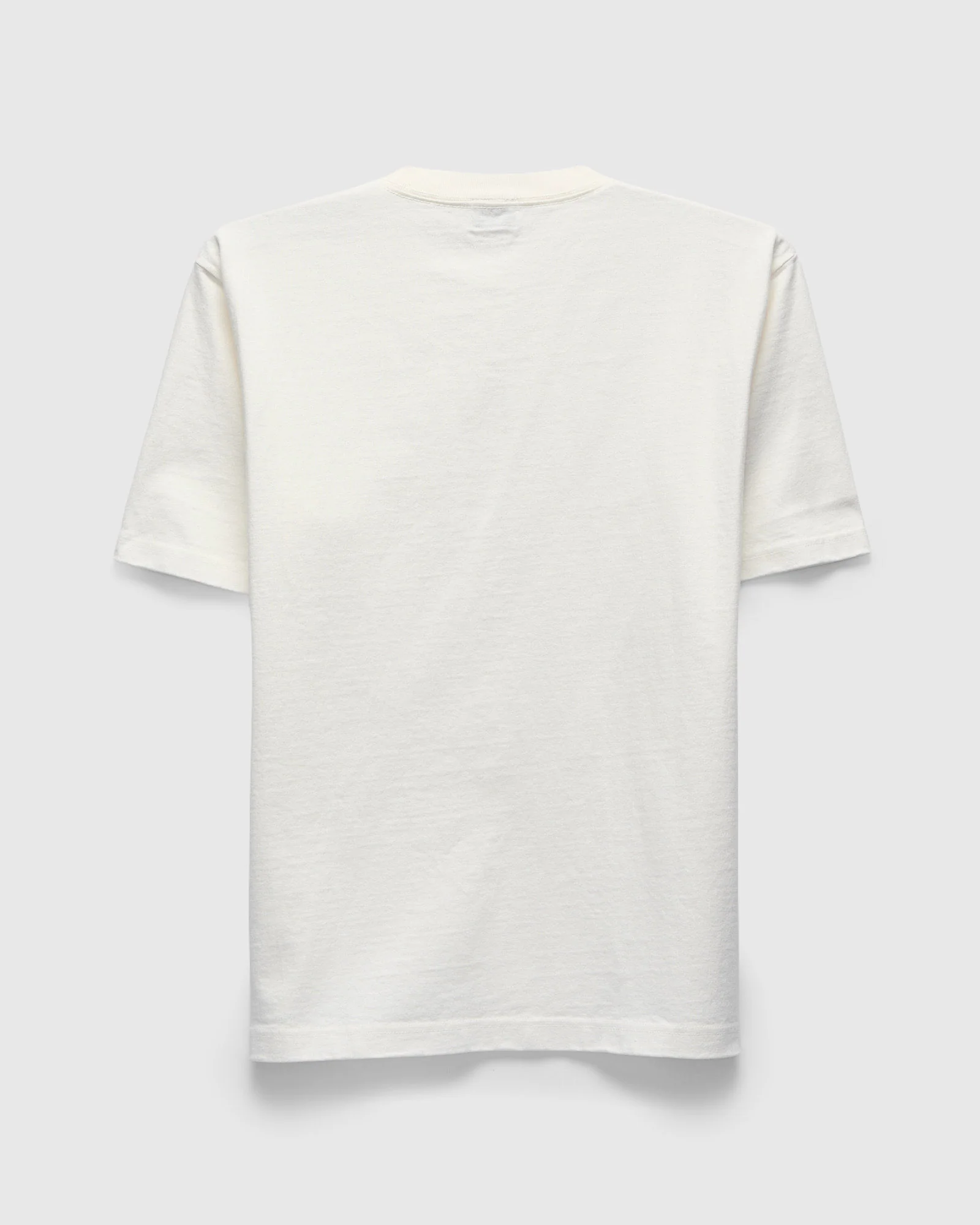 Heavyweight Pigment Dye Pocket T-Shirt in White - Image 3