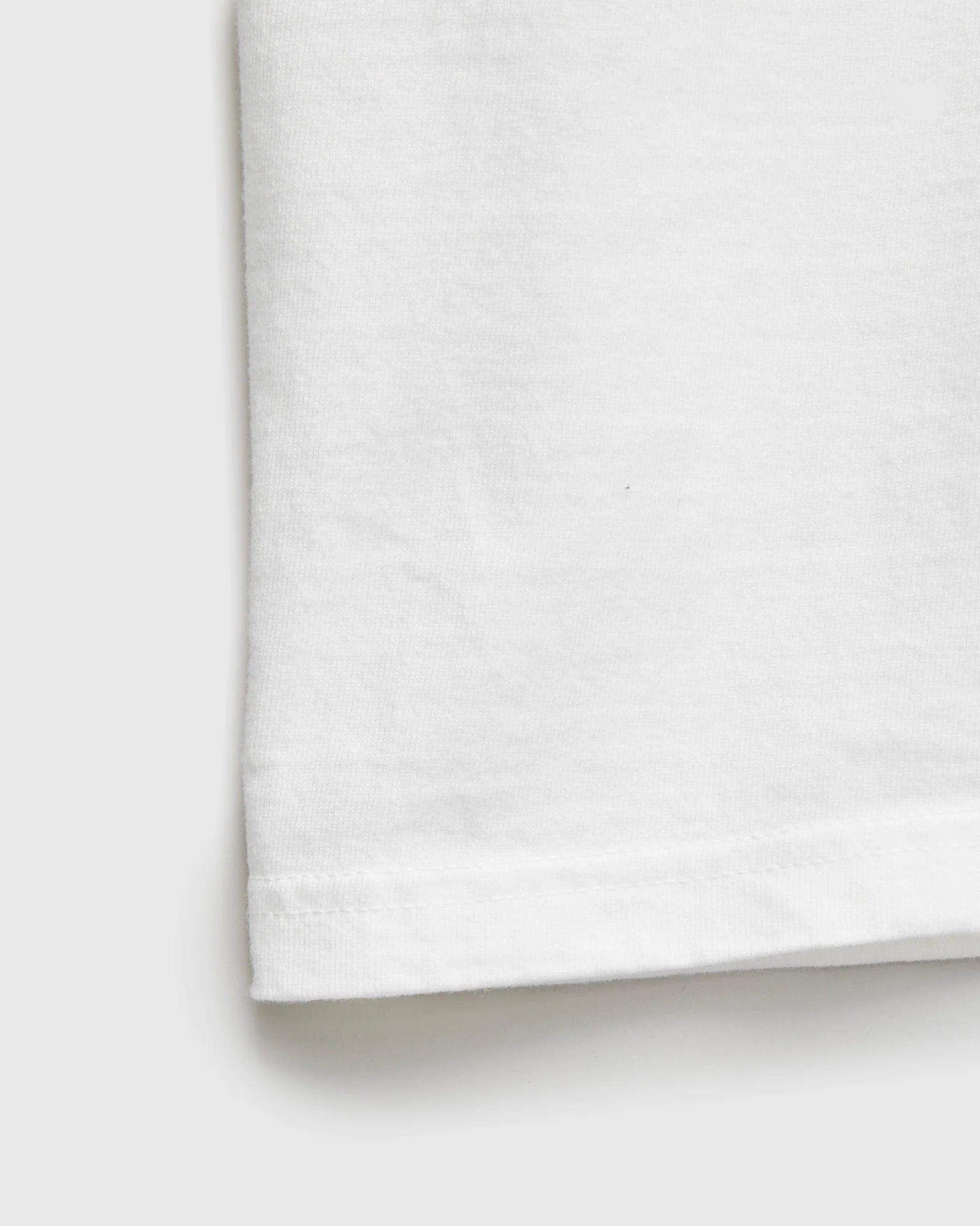 Heavyweight Solid T-Shirt in White - Image 5