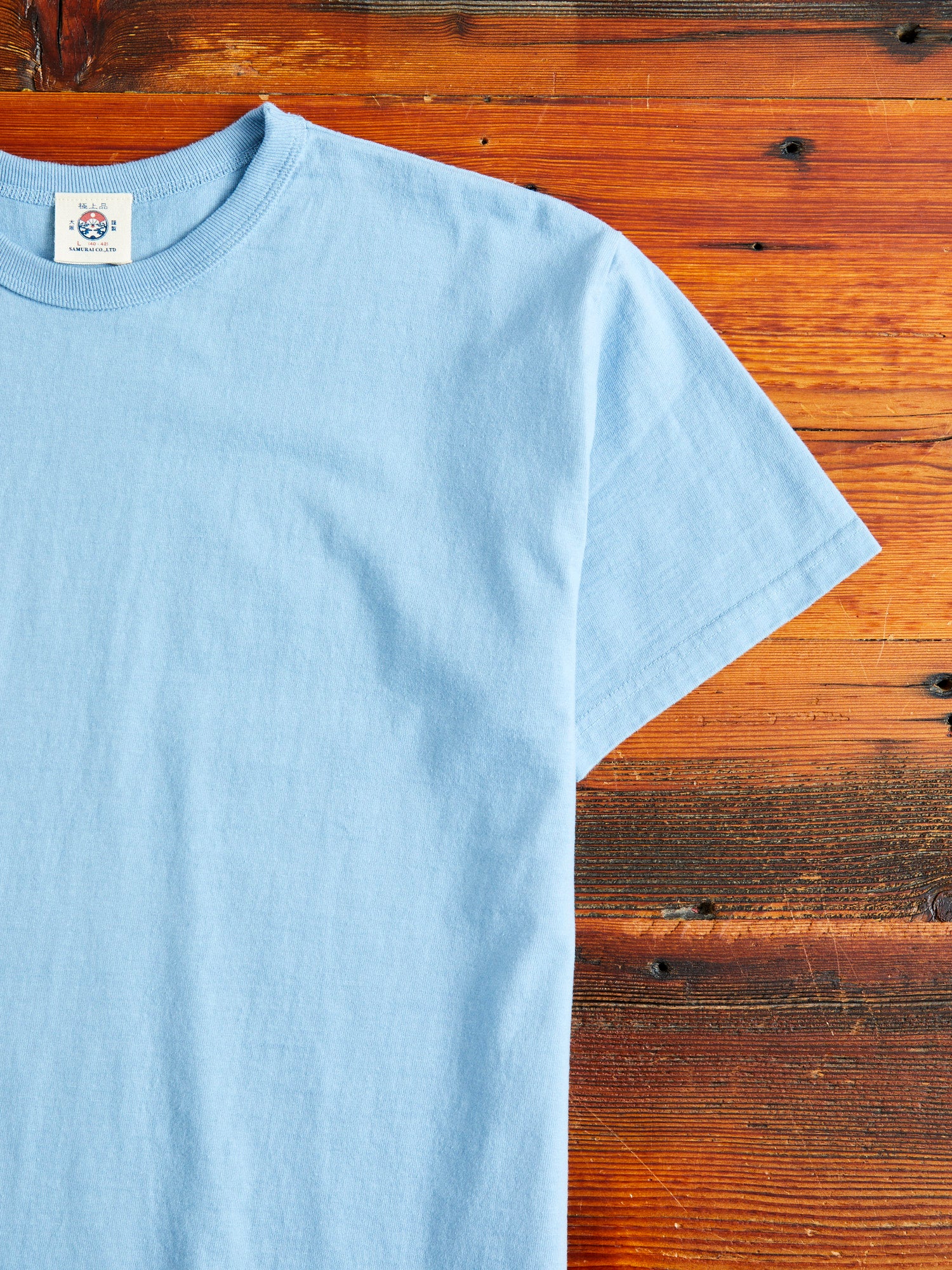 Heavyweight T-Shirt in Sax - Image 4
