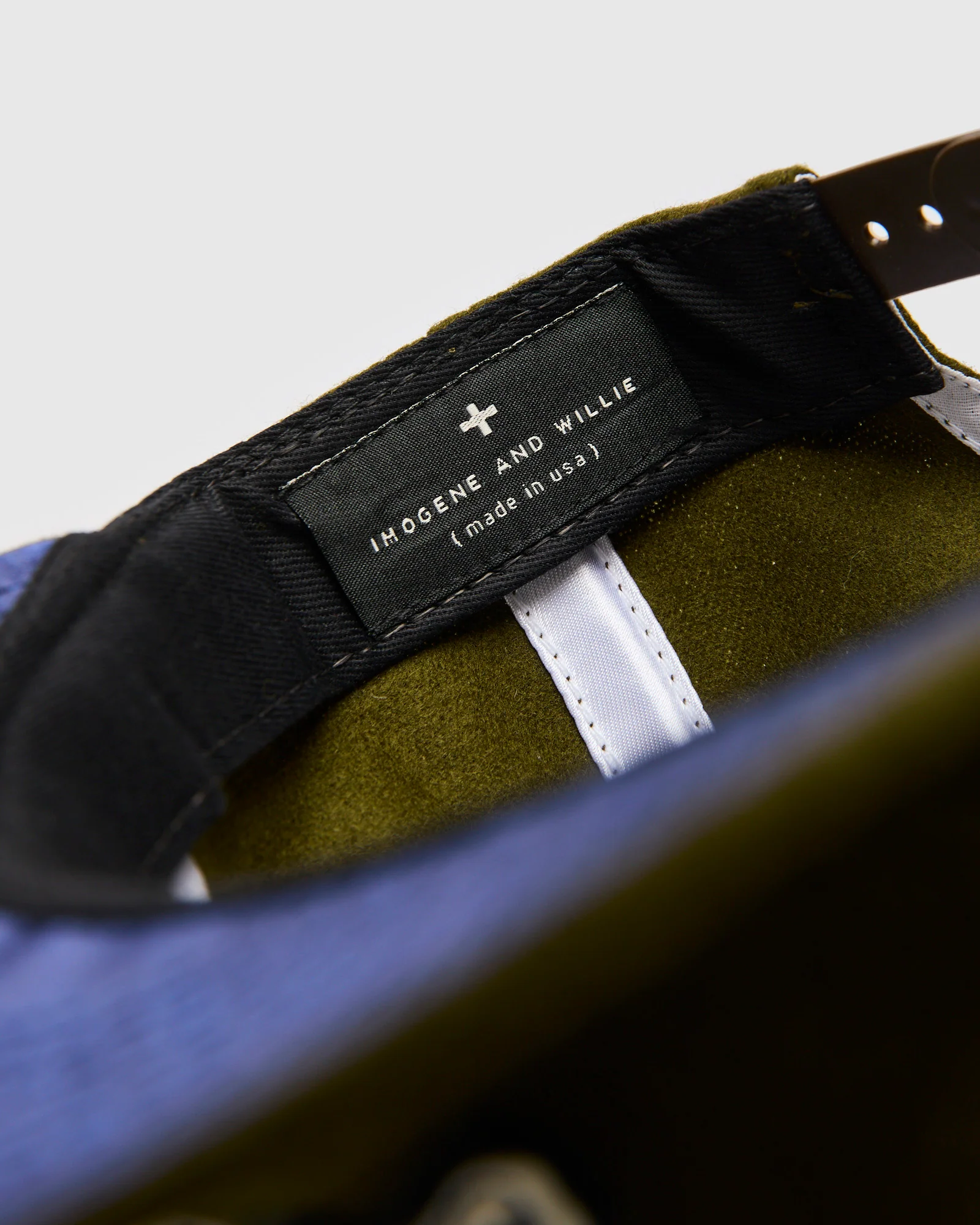 Hellcats Cap in Olive Wool - Image 6