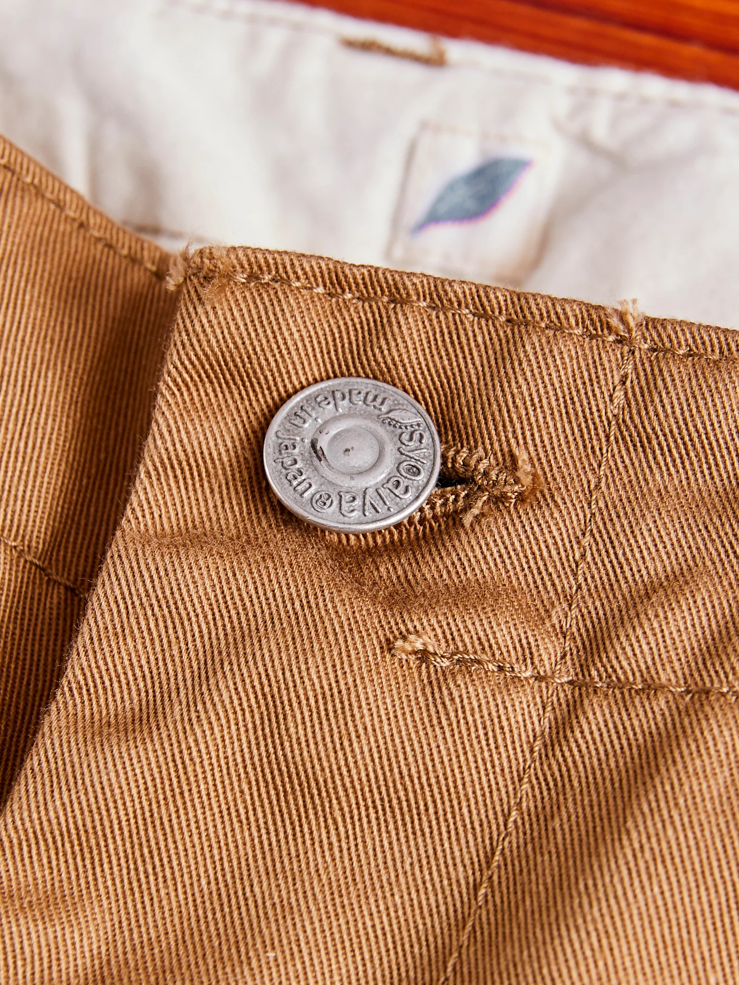 High Density Twill Chino in Camel - Image 5