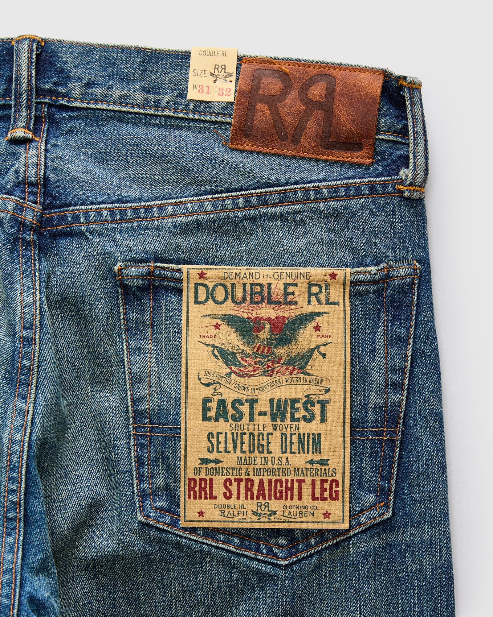 "Hillsview Wash"  16oz Selvedge Denim - Straight Fit - Image 3