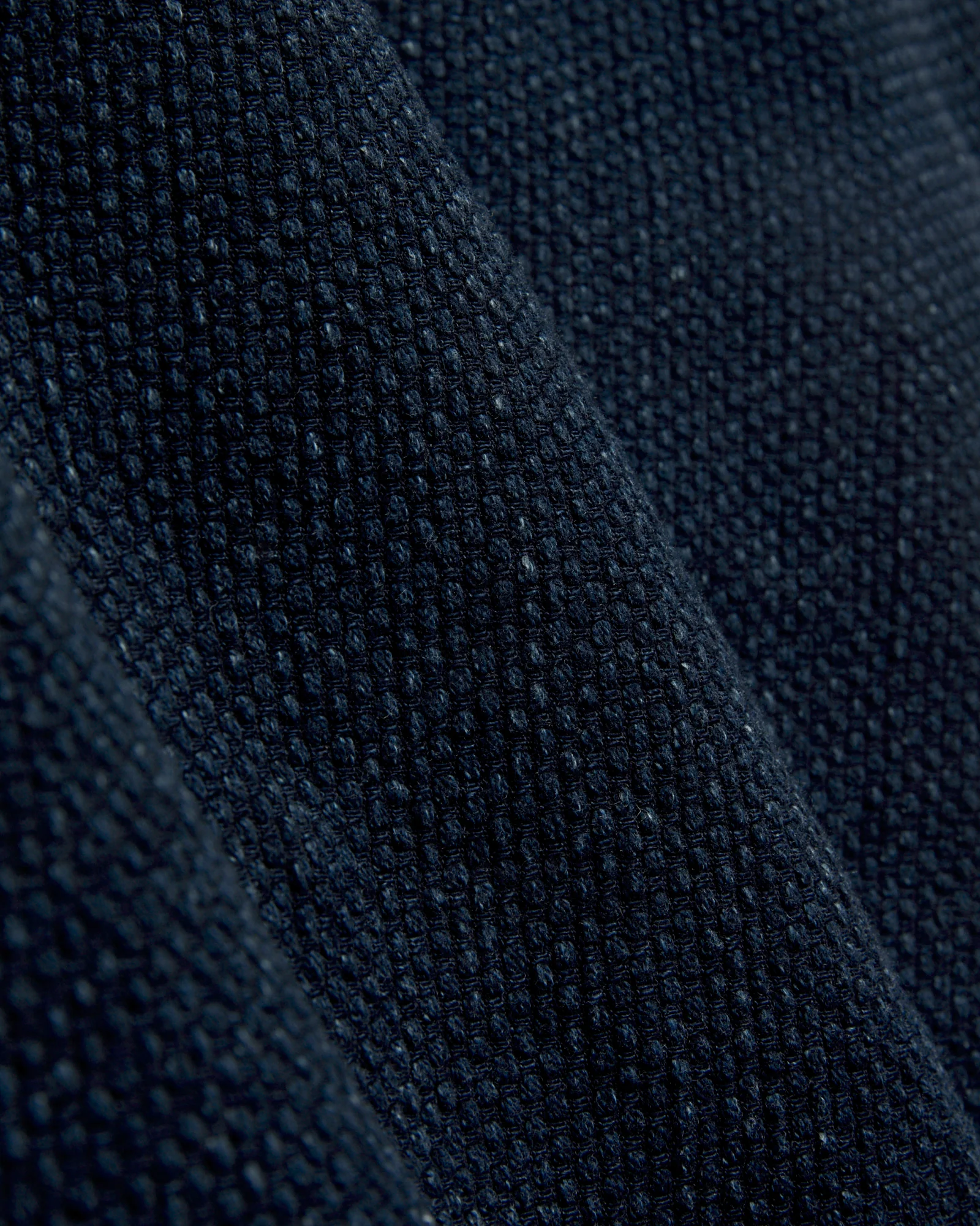 "Sashiko Stitch" Kimono Shirt in Indigo - Image 8