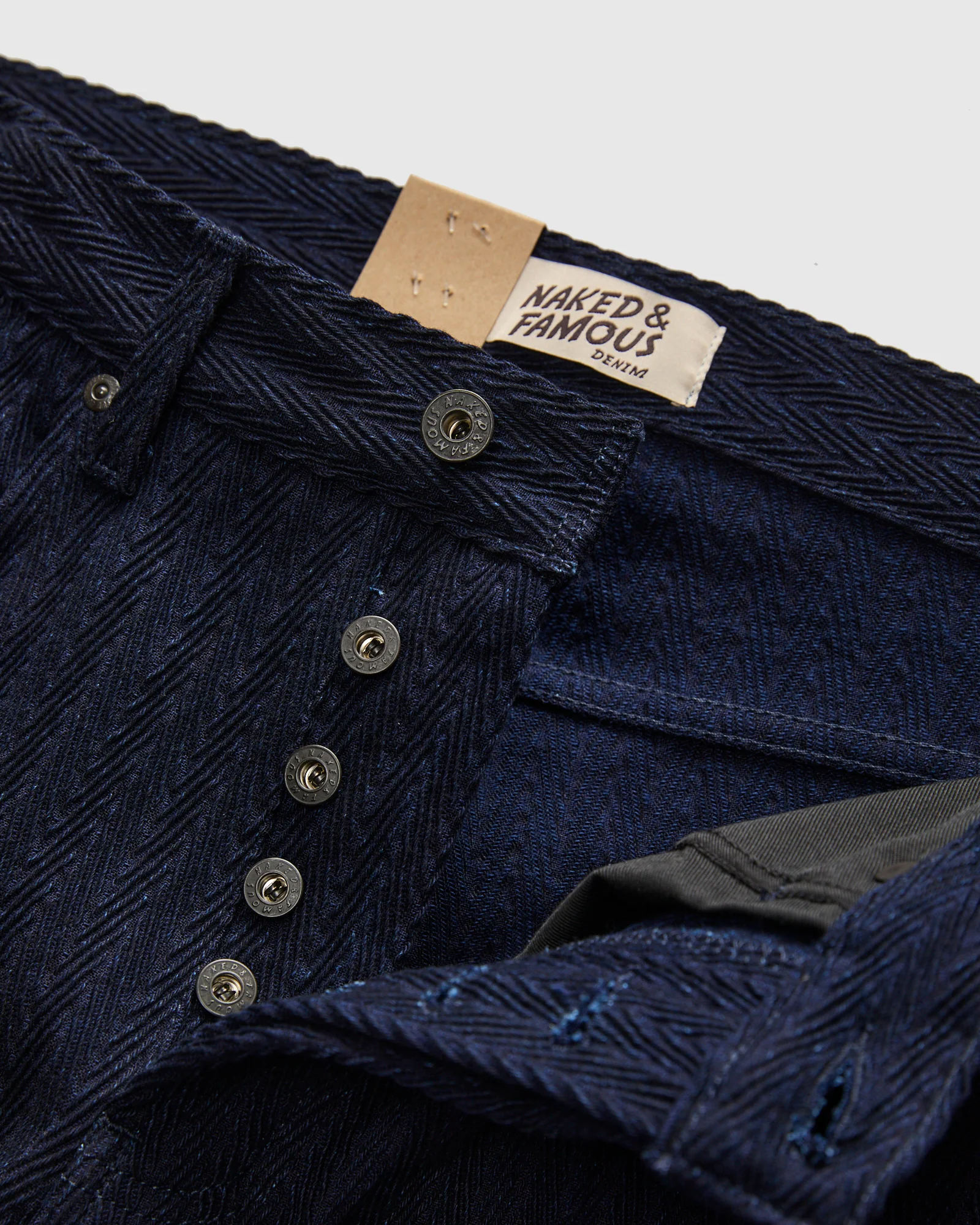 "Indigo Sugiaya" 12oz Herringbone Dobby Twill - Easy Guy Fit - Image 6