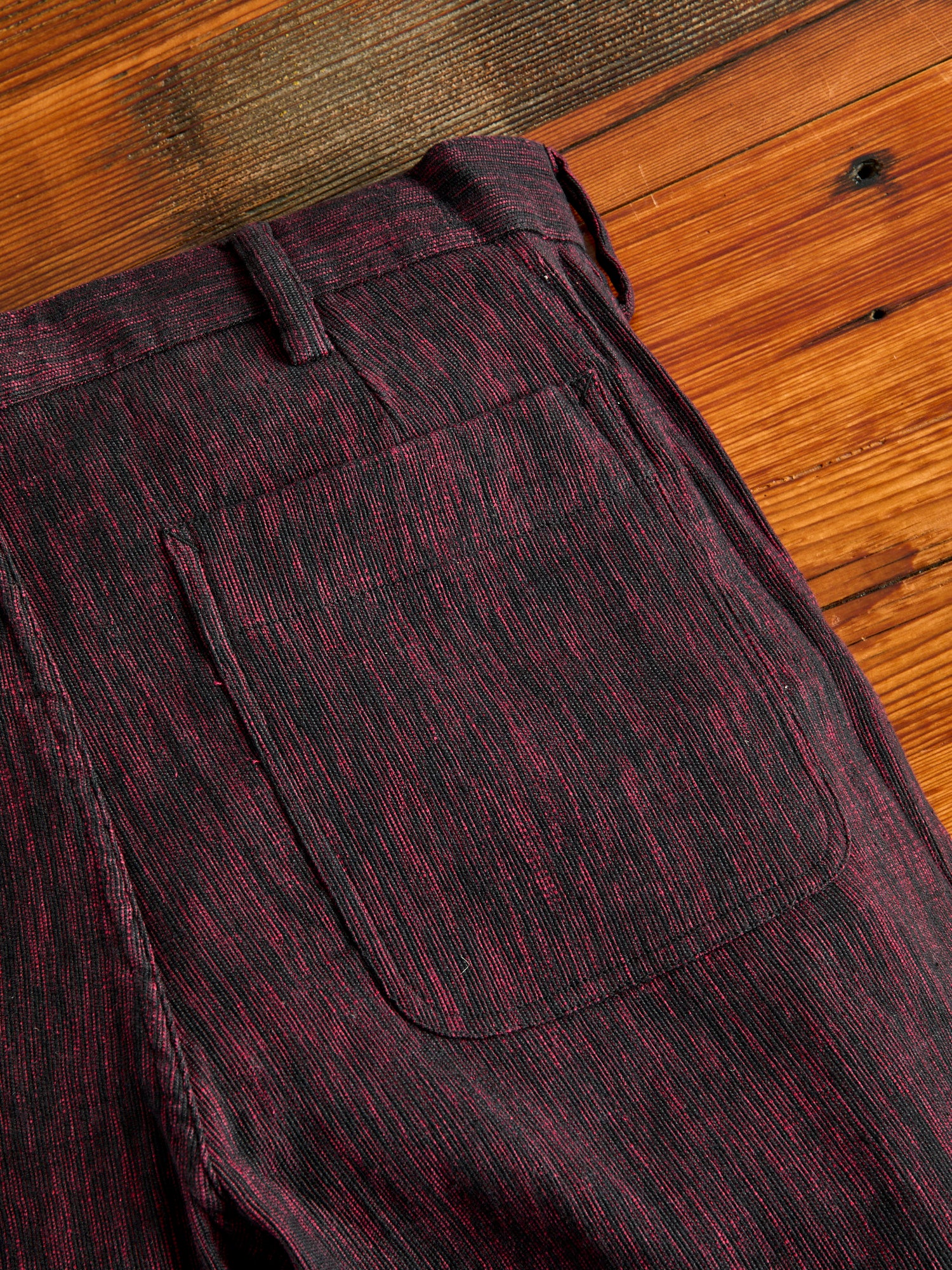 Isaac Pants in Indian Madder/Iron Canvas - Image 5