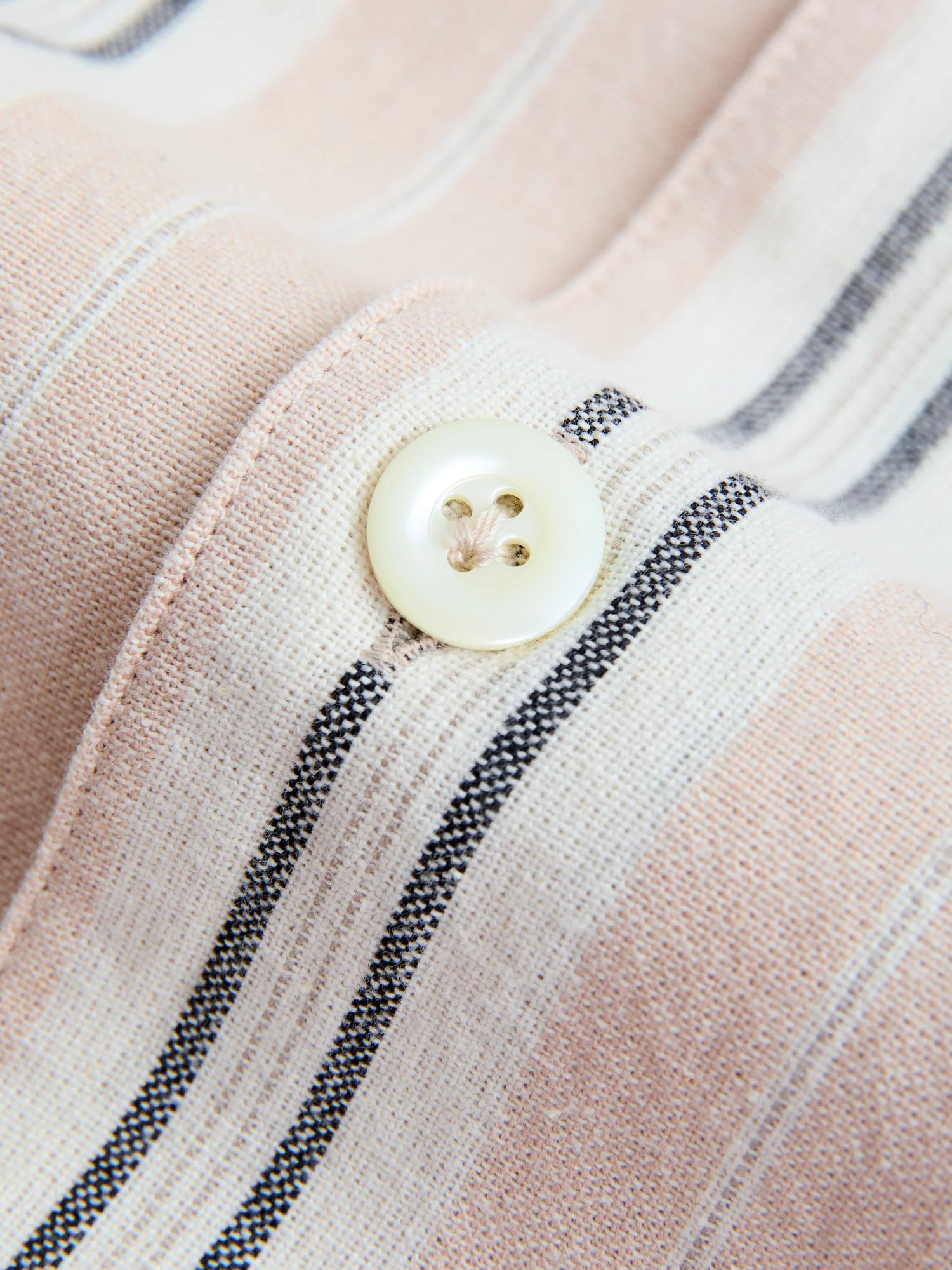 Italian Collar Shirt in Pink Stripe - Image 6
