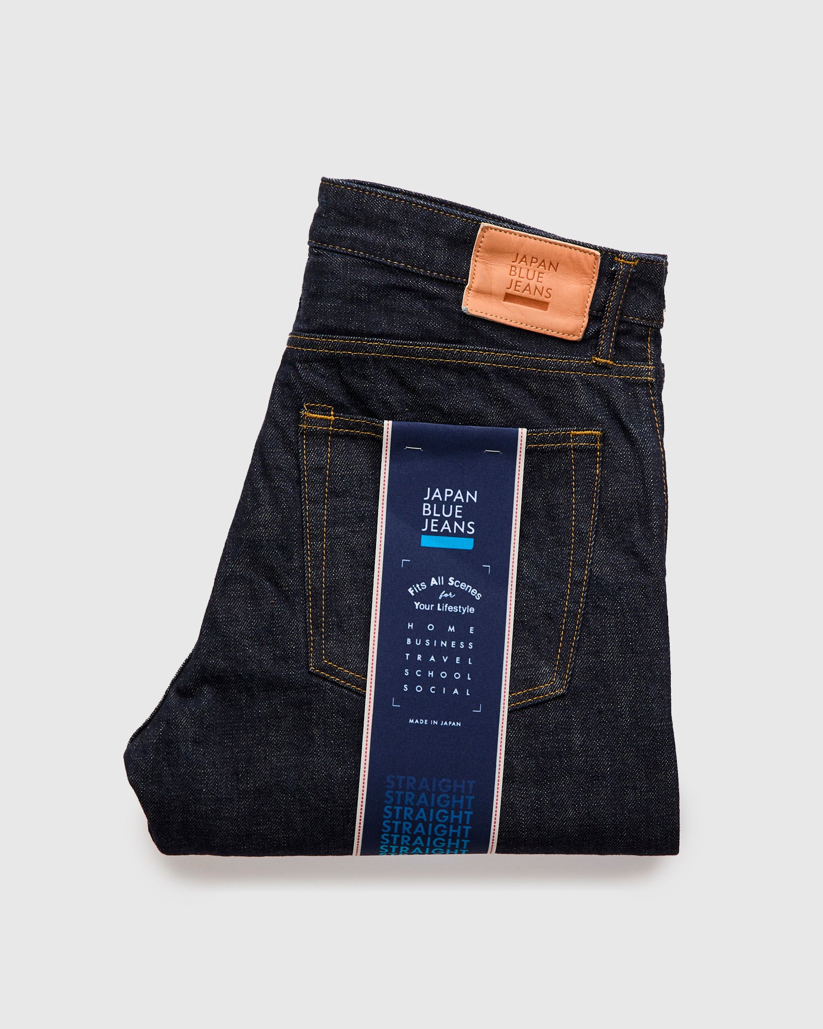 J304 "African Cotton" 12.5oz Indigo Selvedge Denim - Straight Fit