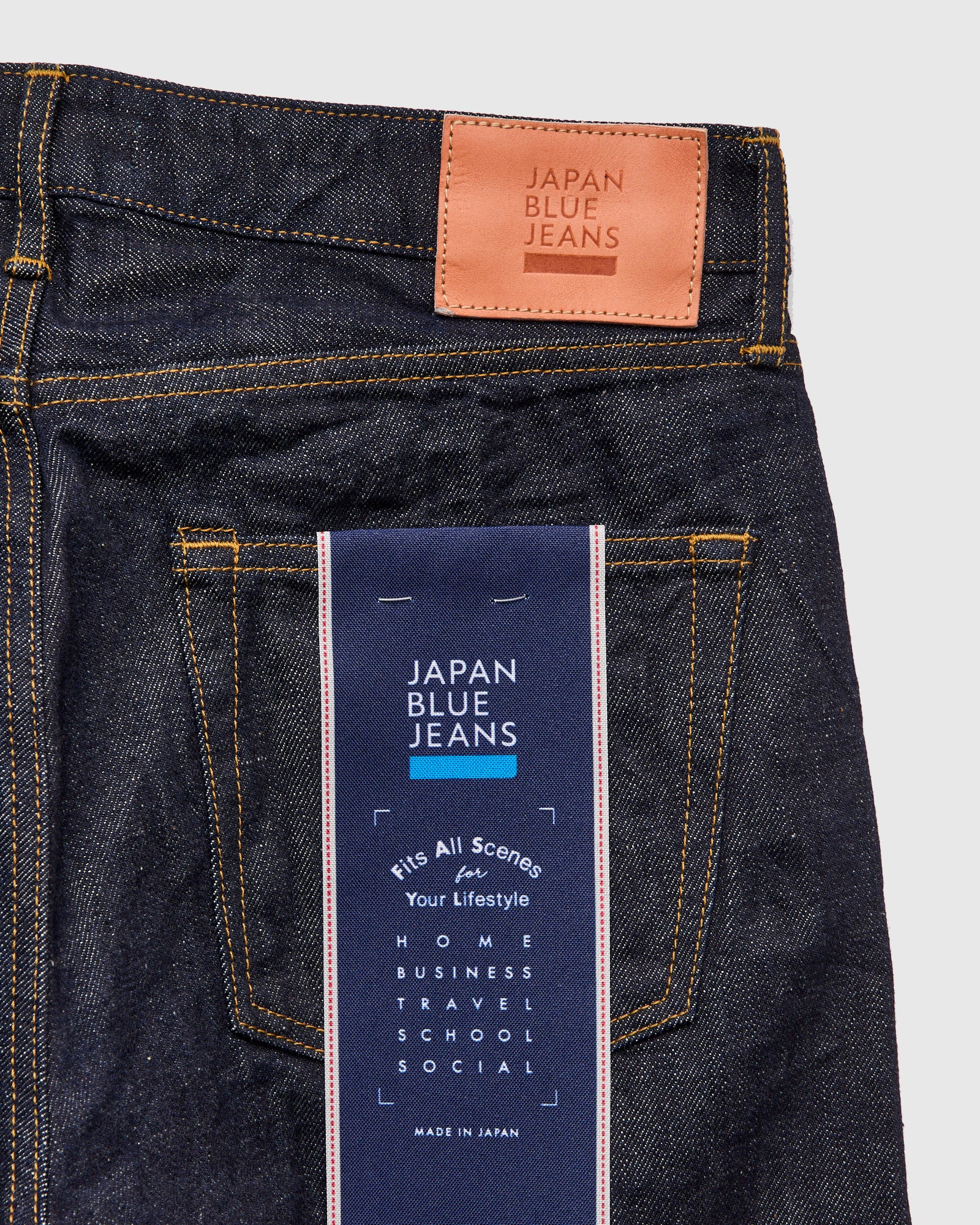 J504 "African Cotton" 12.5oz Indigo Selvedge Denim - Loose Straight Fit - Image 4