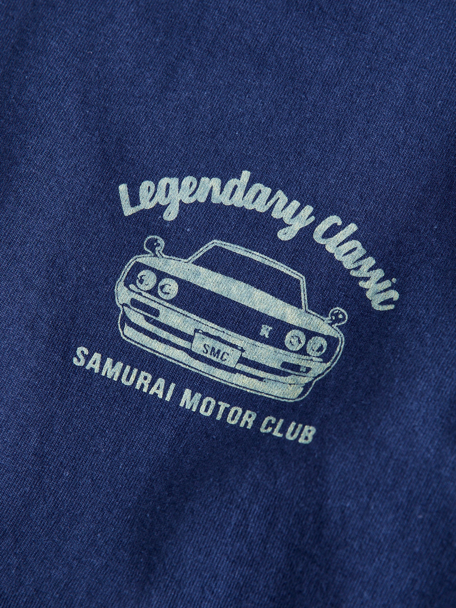 "Ken & Mary" Heavyweight T-Shirt in Navy - Image 6