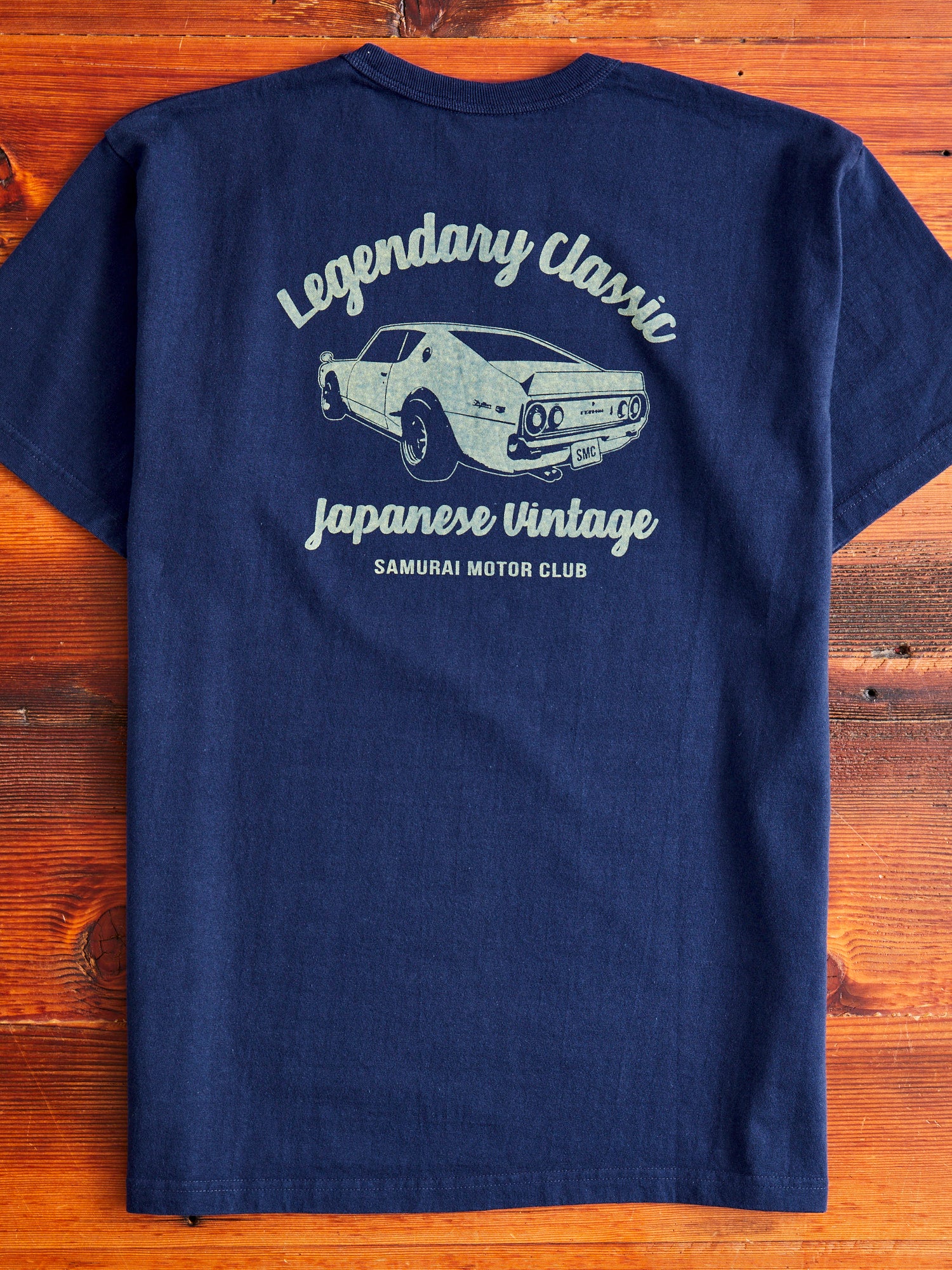 "Ken & Mary" Heavyweight T-Shirt in Navy - Image 9
