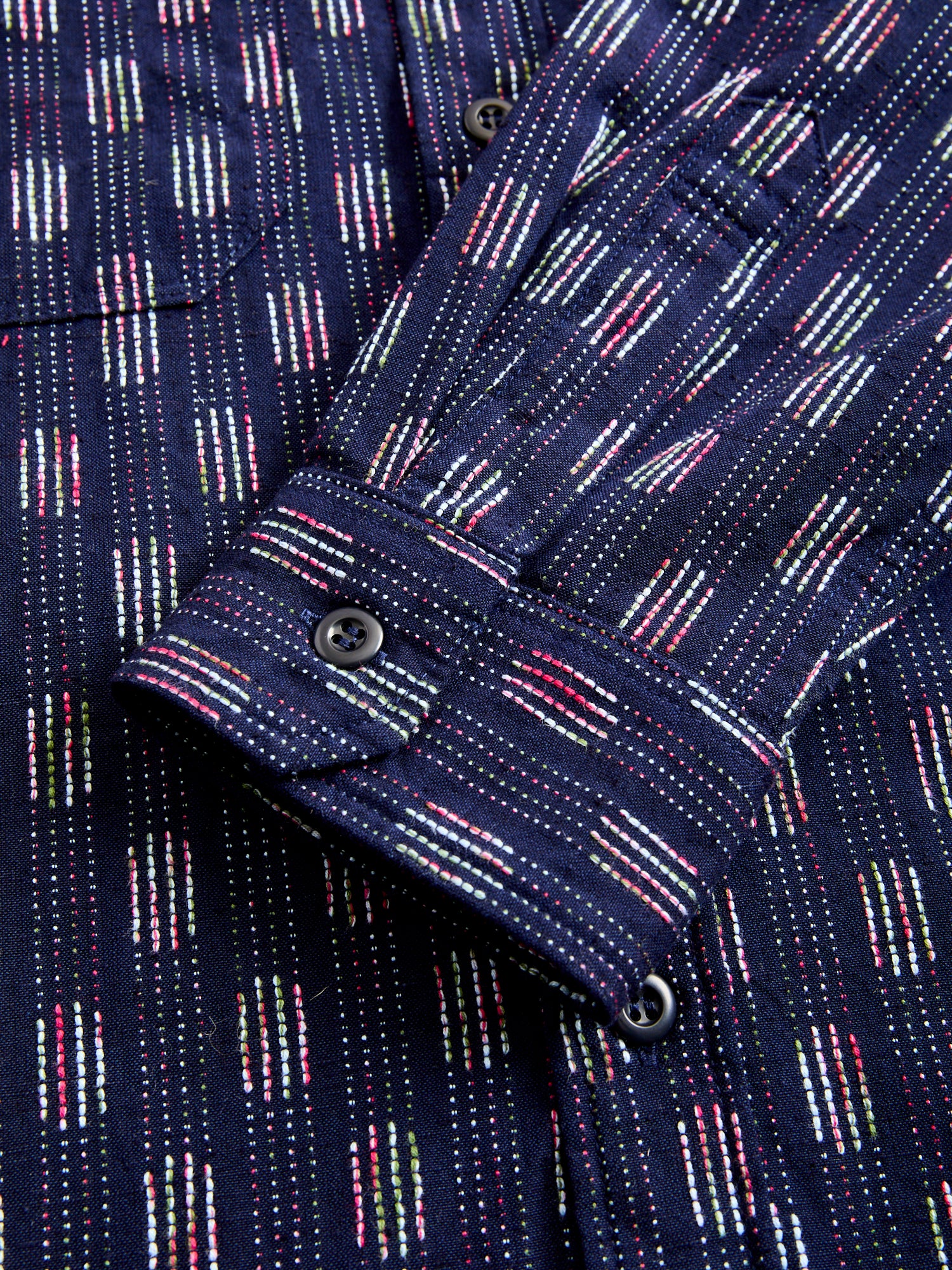 Kurume River Work Shirt in Blue - Image 6