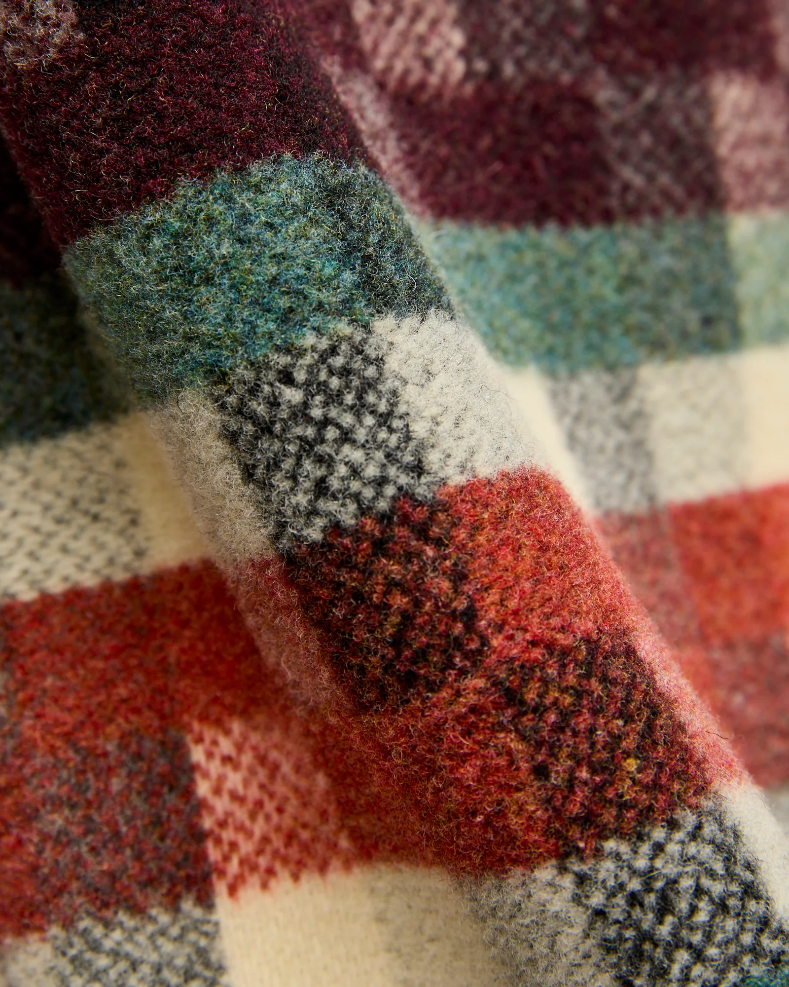 La Paz x Portuguese Flannel Check Overshirt in Atlantic - Image 2
