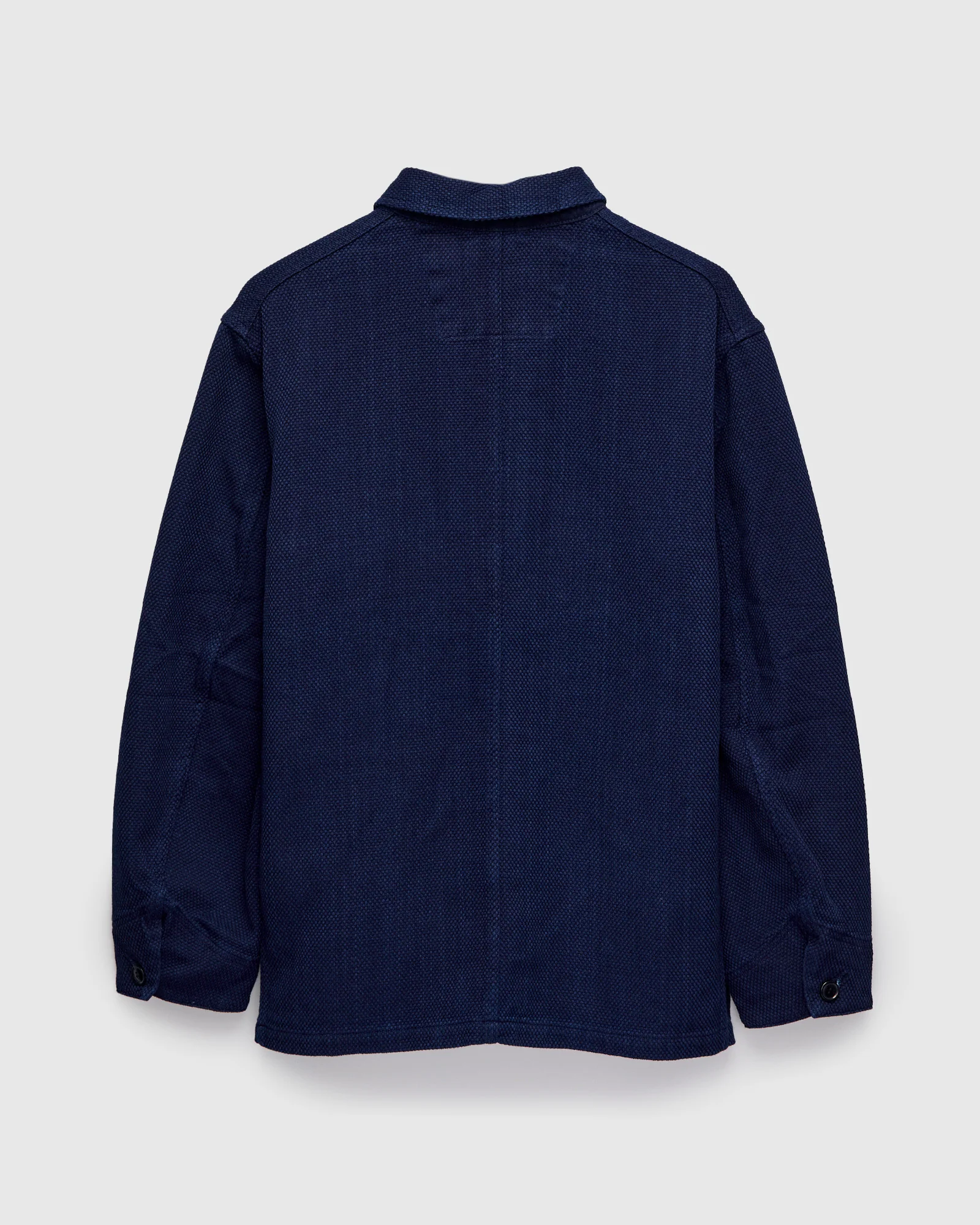 Light Sashiko Coverall Jacket in Pure Indigo - Image 2