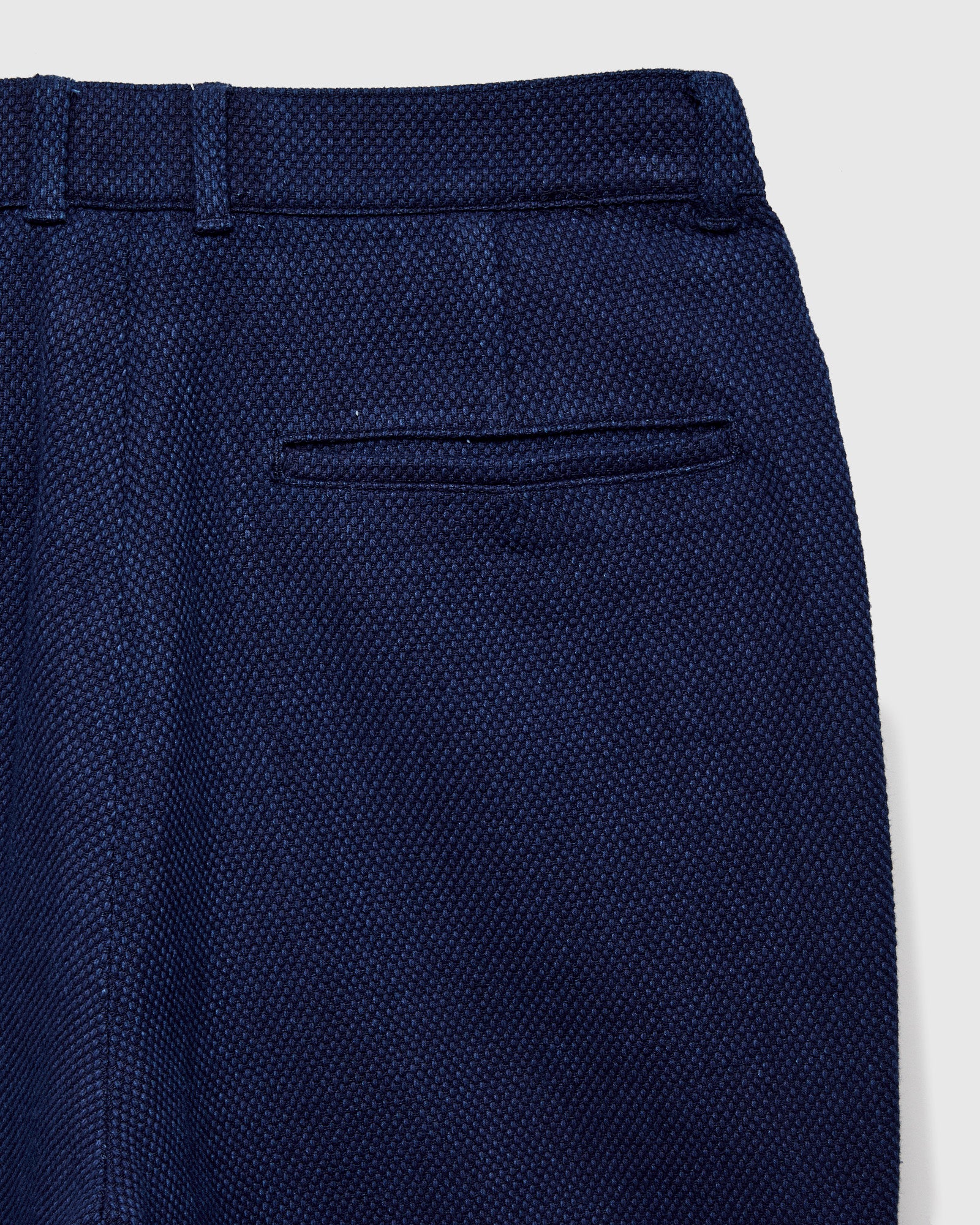 Light Sashiko Trousers in Pure Indigo - Image 7