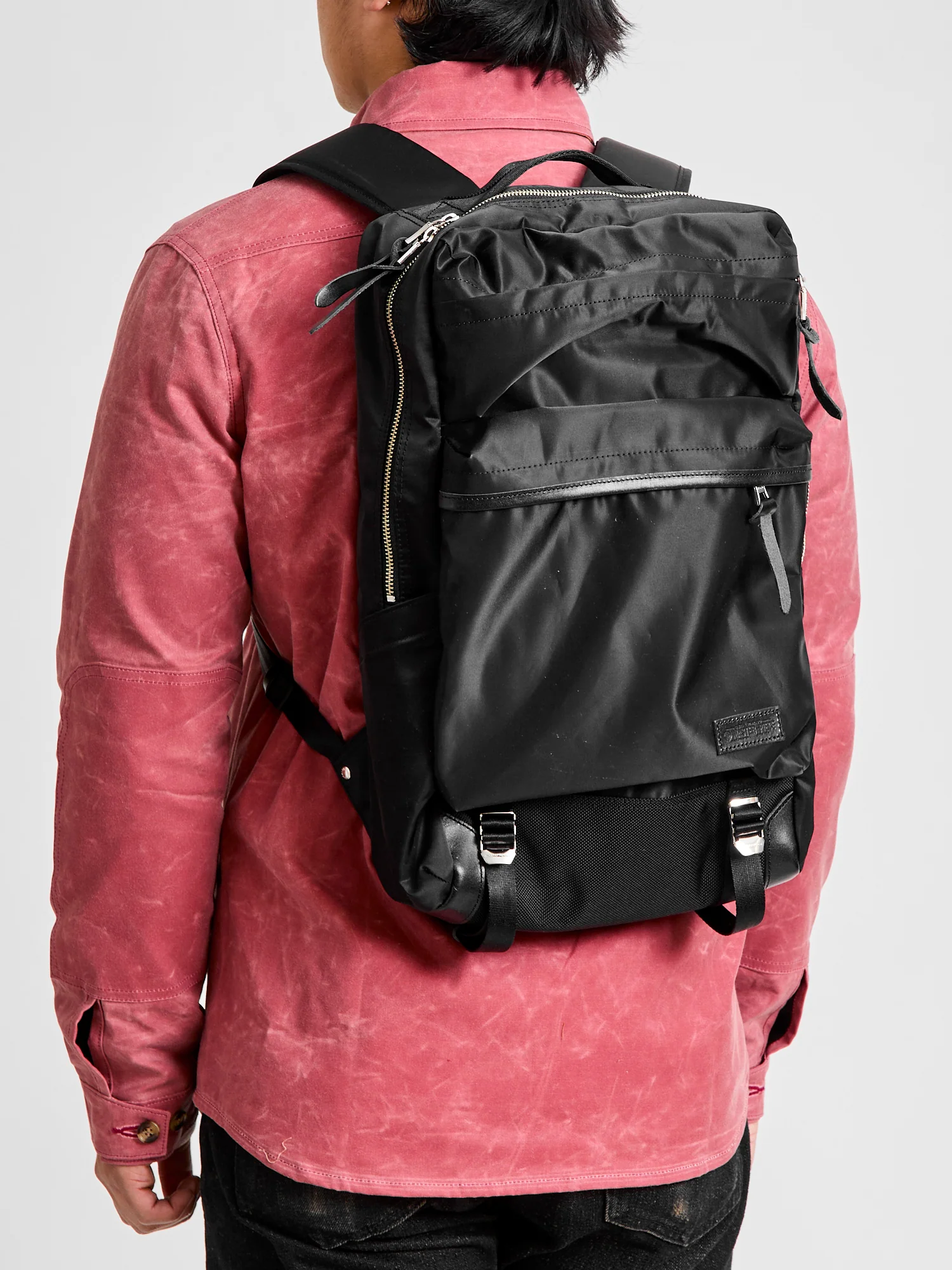 Lightning Zip Backpack in Black - Image 2