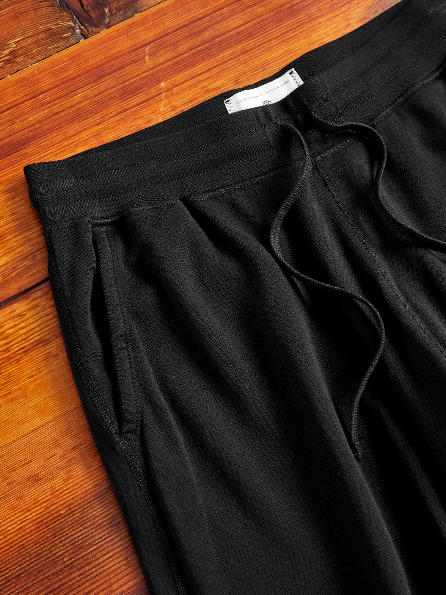 Lightweight Terry Sweatshort in Black - Image 2