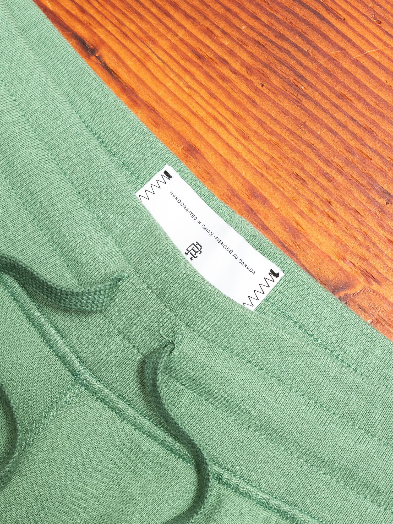 Lightweight Terry Sweatshort in Jade - Image 2