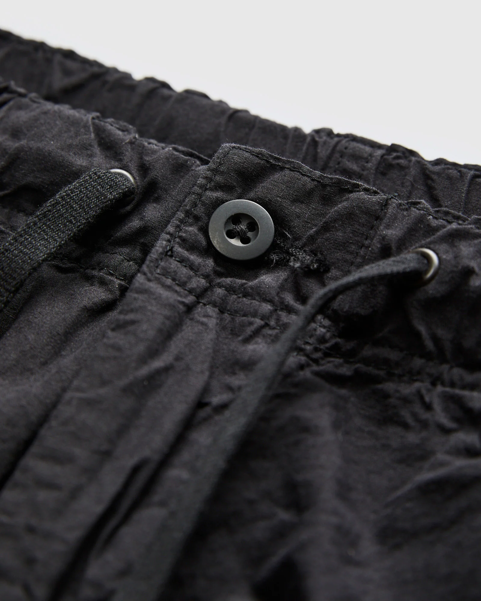 Cotton-Linen Wide Fit New Yorker Pants in Black - Image 5