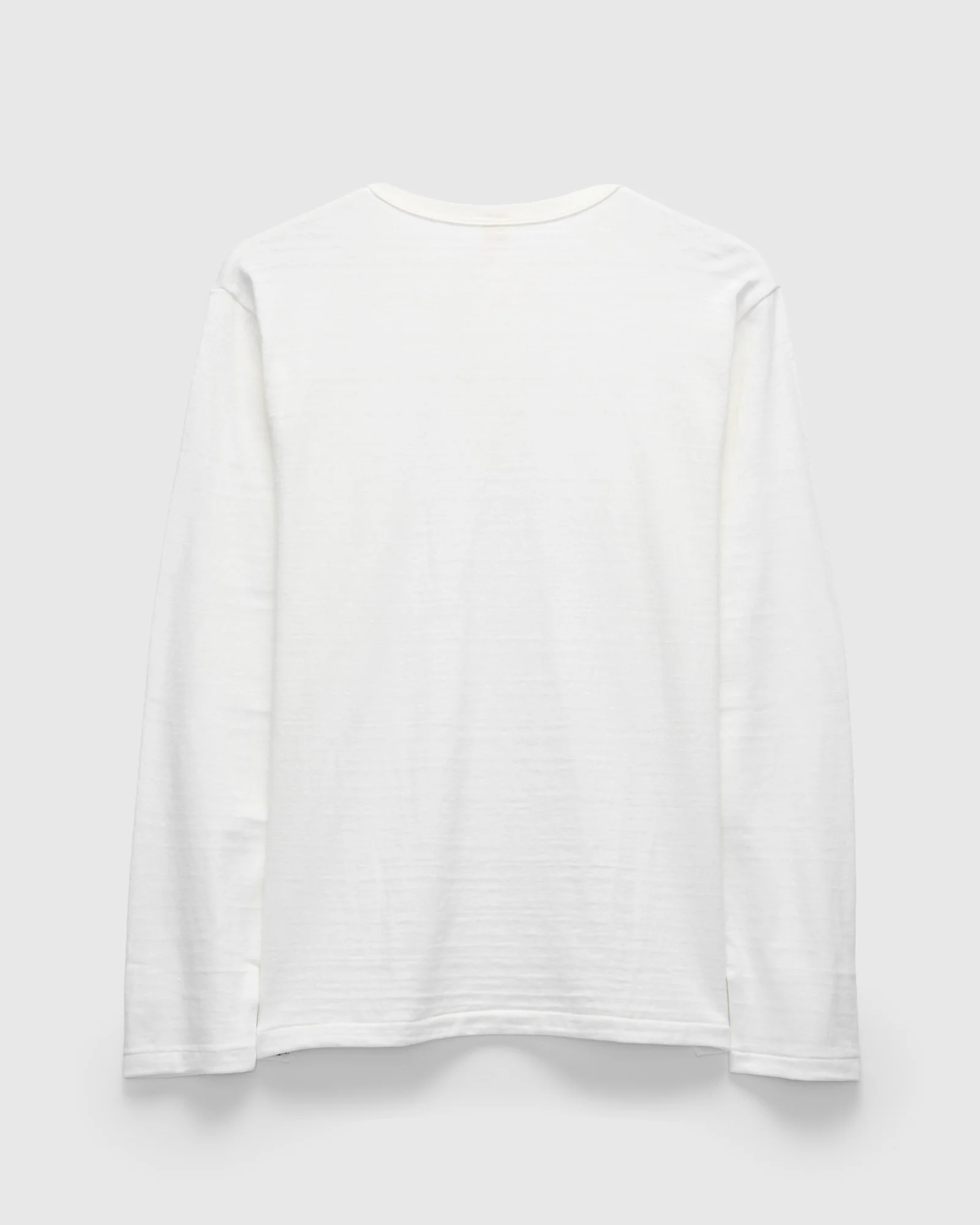 5907 Long Sleeve Henley in Off-White - Image 3