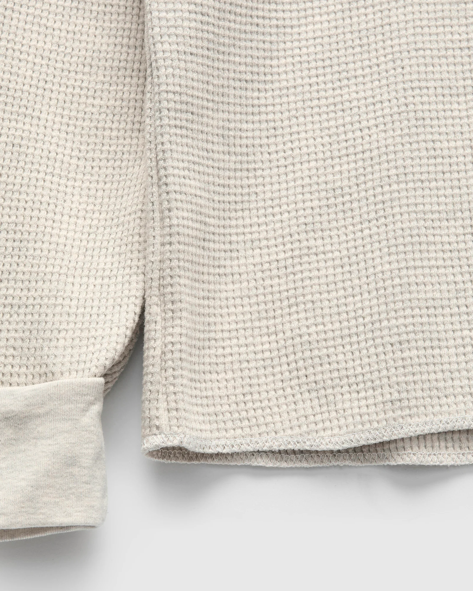 Long Sleeve Thermal Crew in Ash - Image 4