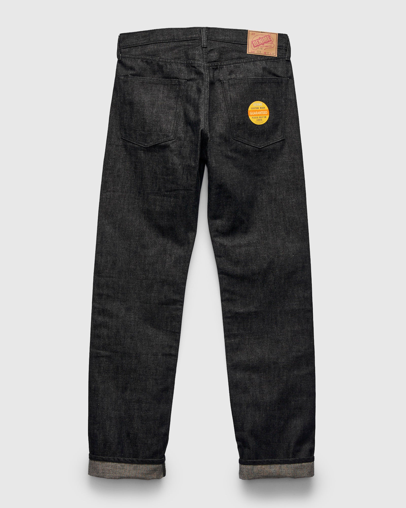 "Lot 224" 14.5oz Black 66 Selvedge Denim - Regular Straight Fit - Image 3