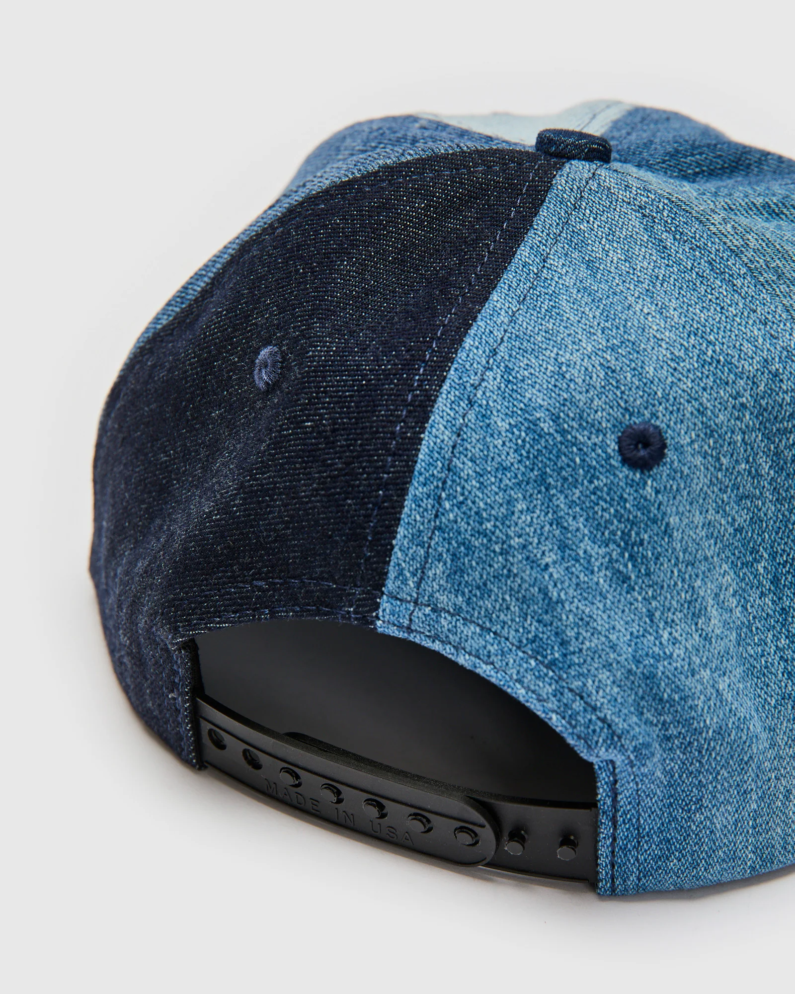 Love Fades Recycled Denim Plus Cap in Indigo - Image 5