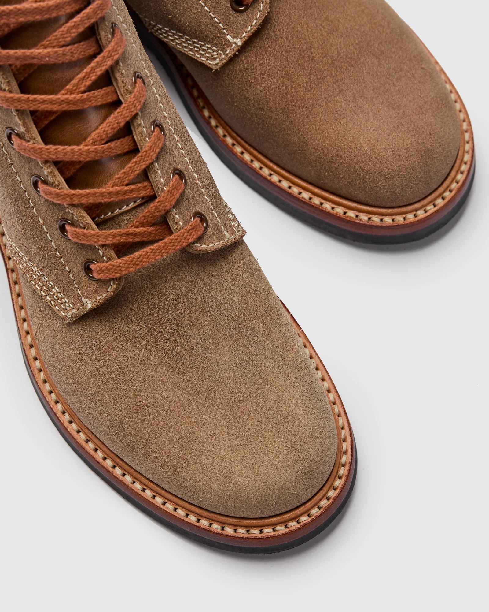 M-43 Service Shoe Boot in Horween Natural Roughout - Image 7