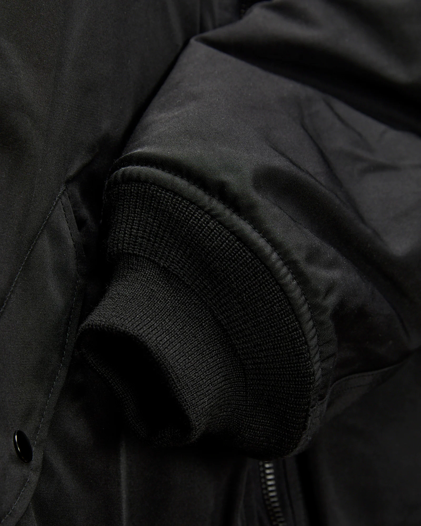 "Jet-Dyed" MA-1 Flight Jacket in Black - Image 7