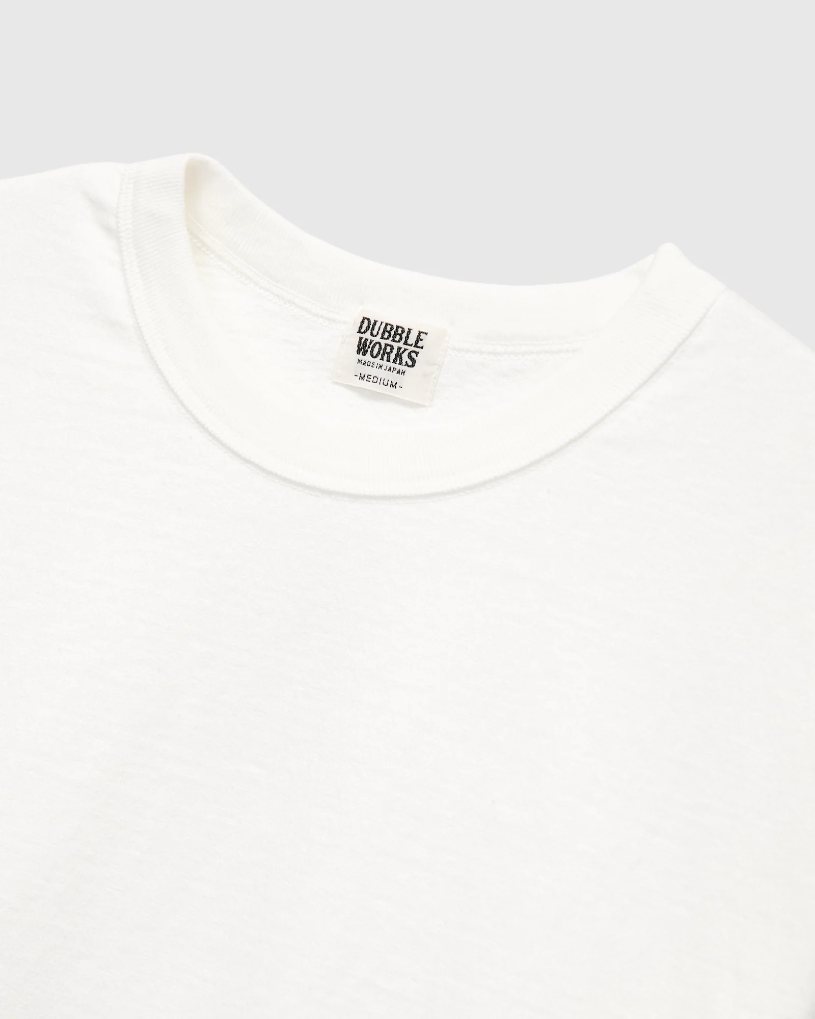 Fallen Cotton Slub Tee in Off White - Image 3